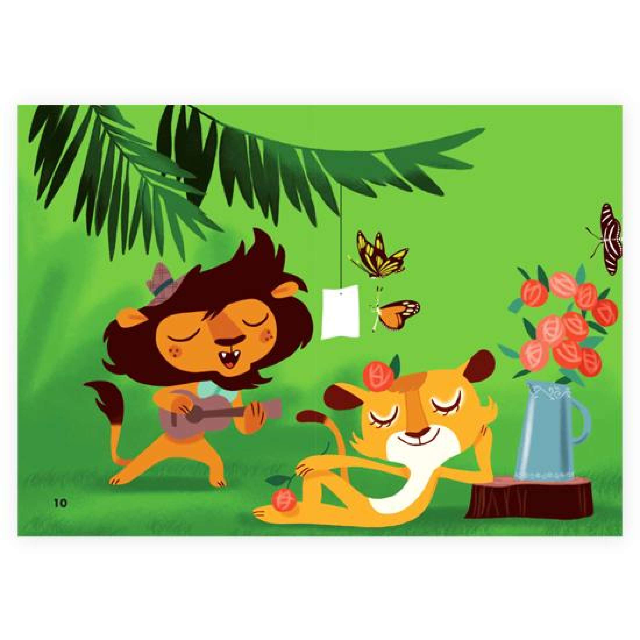 vui học cùng sư tử - sư tử học toán