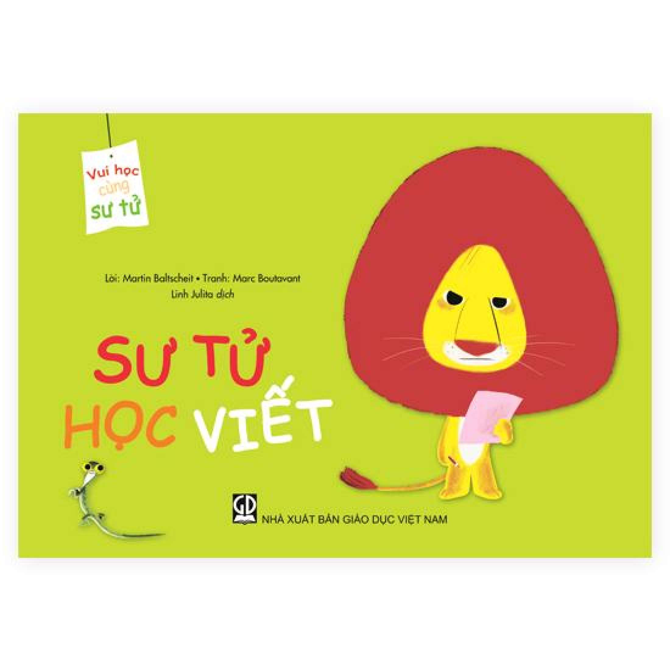 vui học cùng sư tử - sư tử học viết
