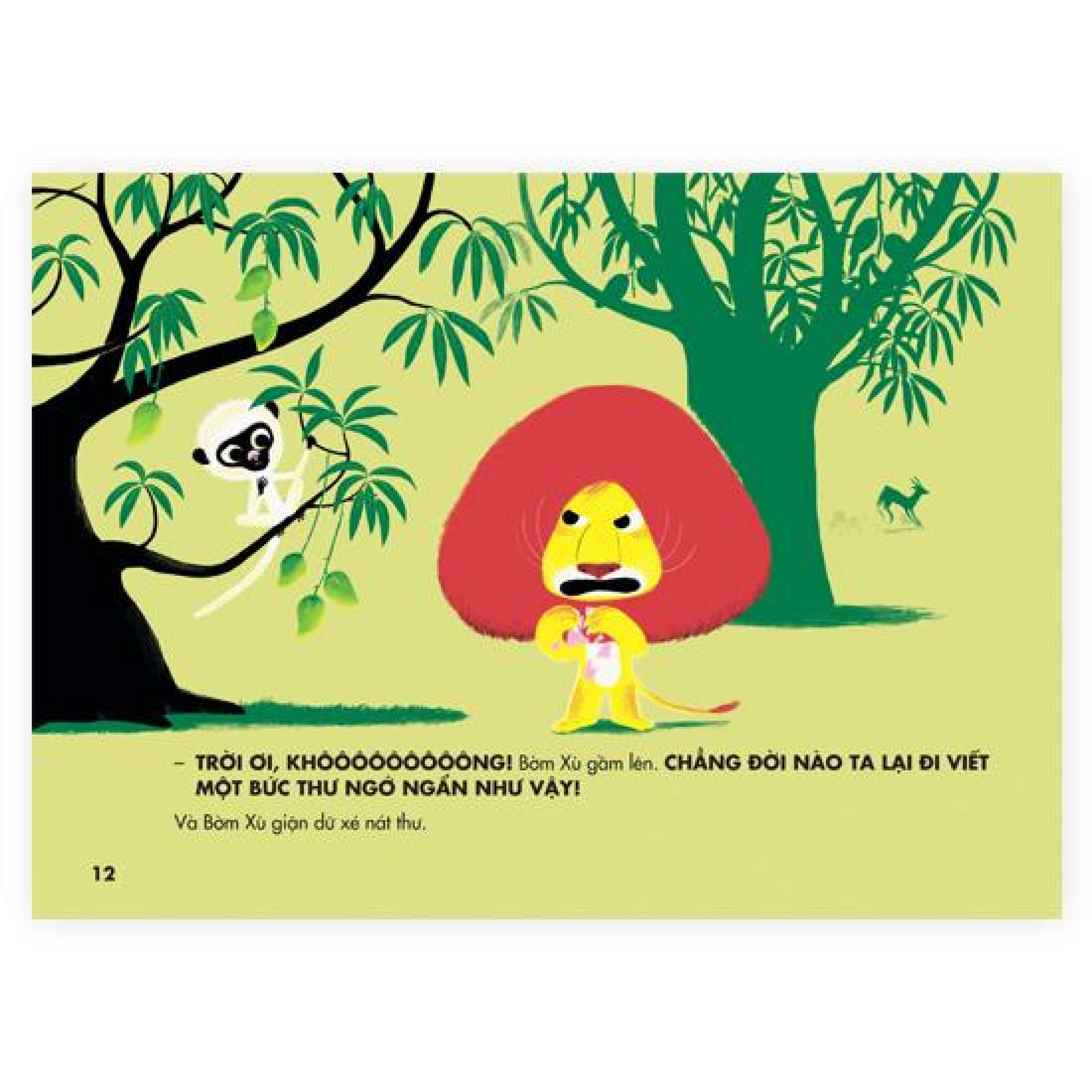 vui học cùng sư tử - sư tử học viết