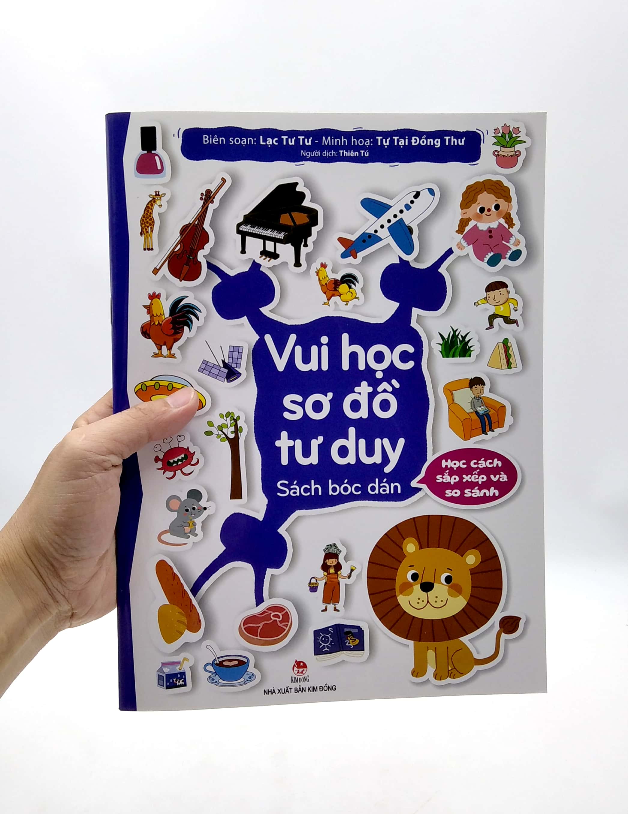 vui học sơ đồ tư duy - sách bóc dán - học cách sắp xếp và so sánh