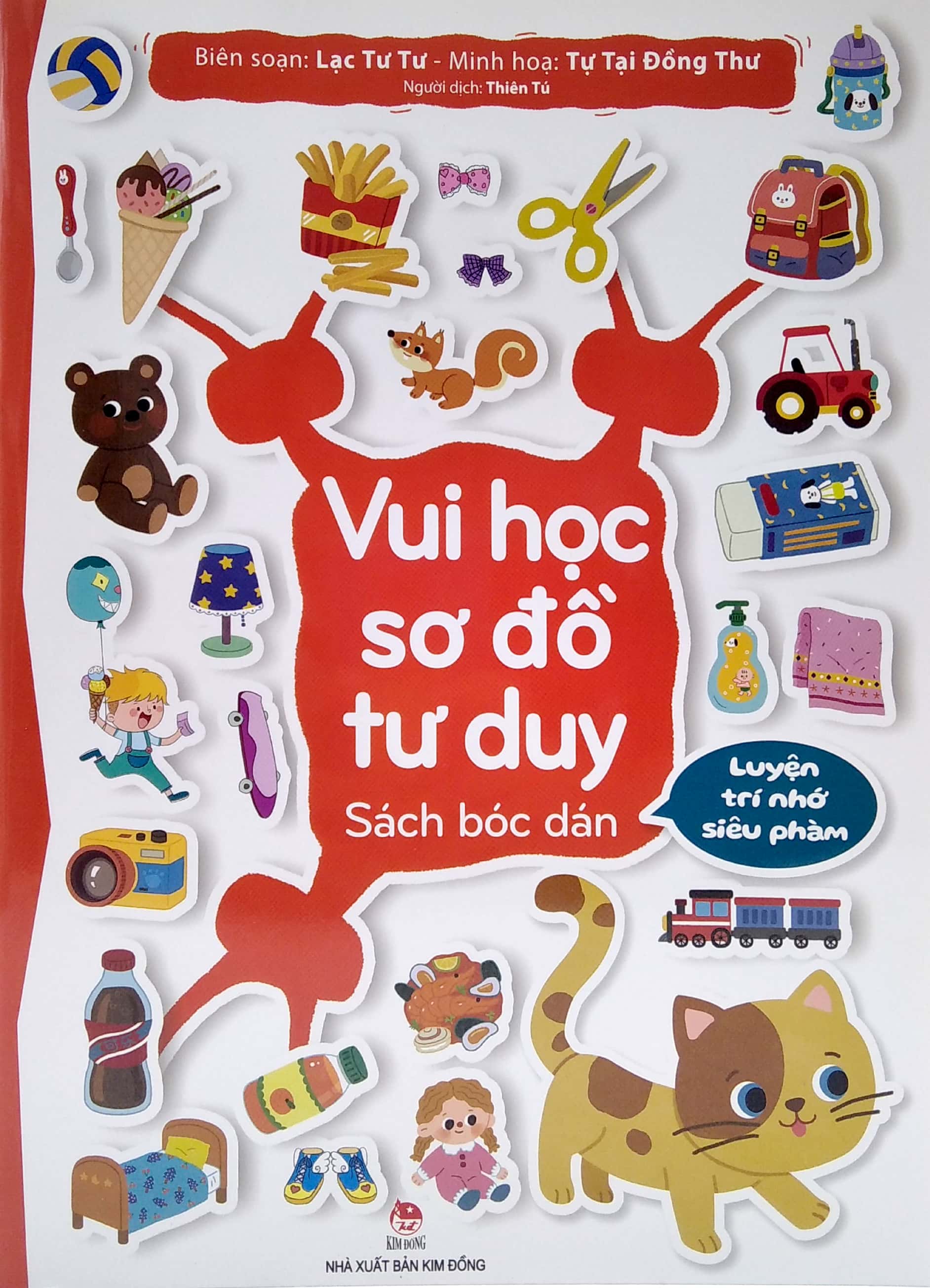 vui học sơ đồ tư duy - sách bóc dán - luyện trí nhớ siêu phàm