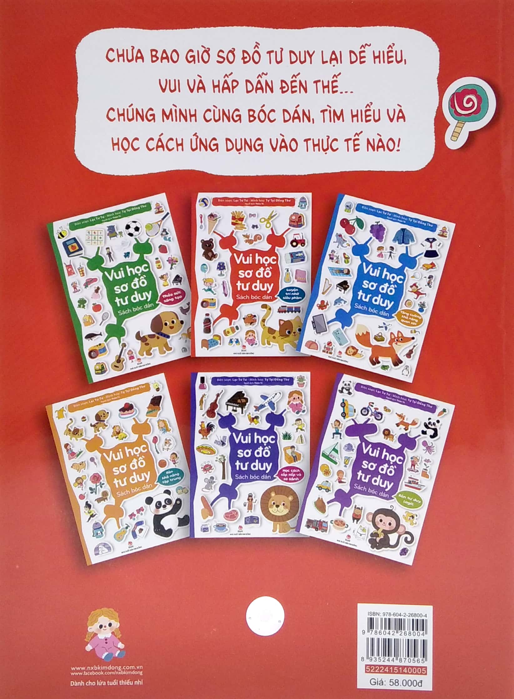vui học sơ đồ tư duy - sách bóc dán - luyện trí nhớ siêu phàm