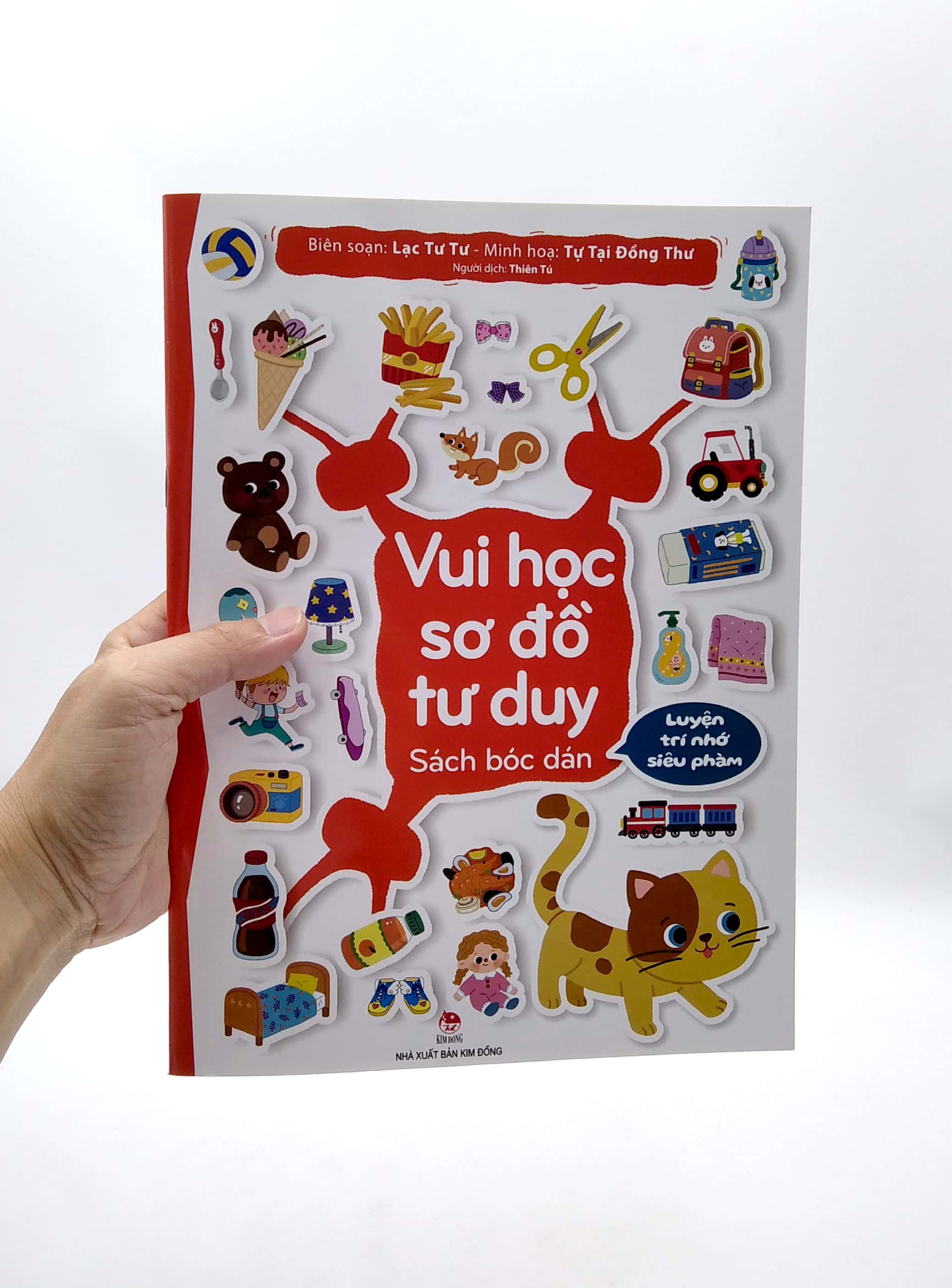 vui học sơ đồ tư duy - sách bóc dán - luyện trí nhớ siêu phàm