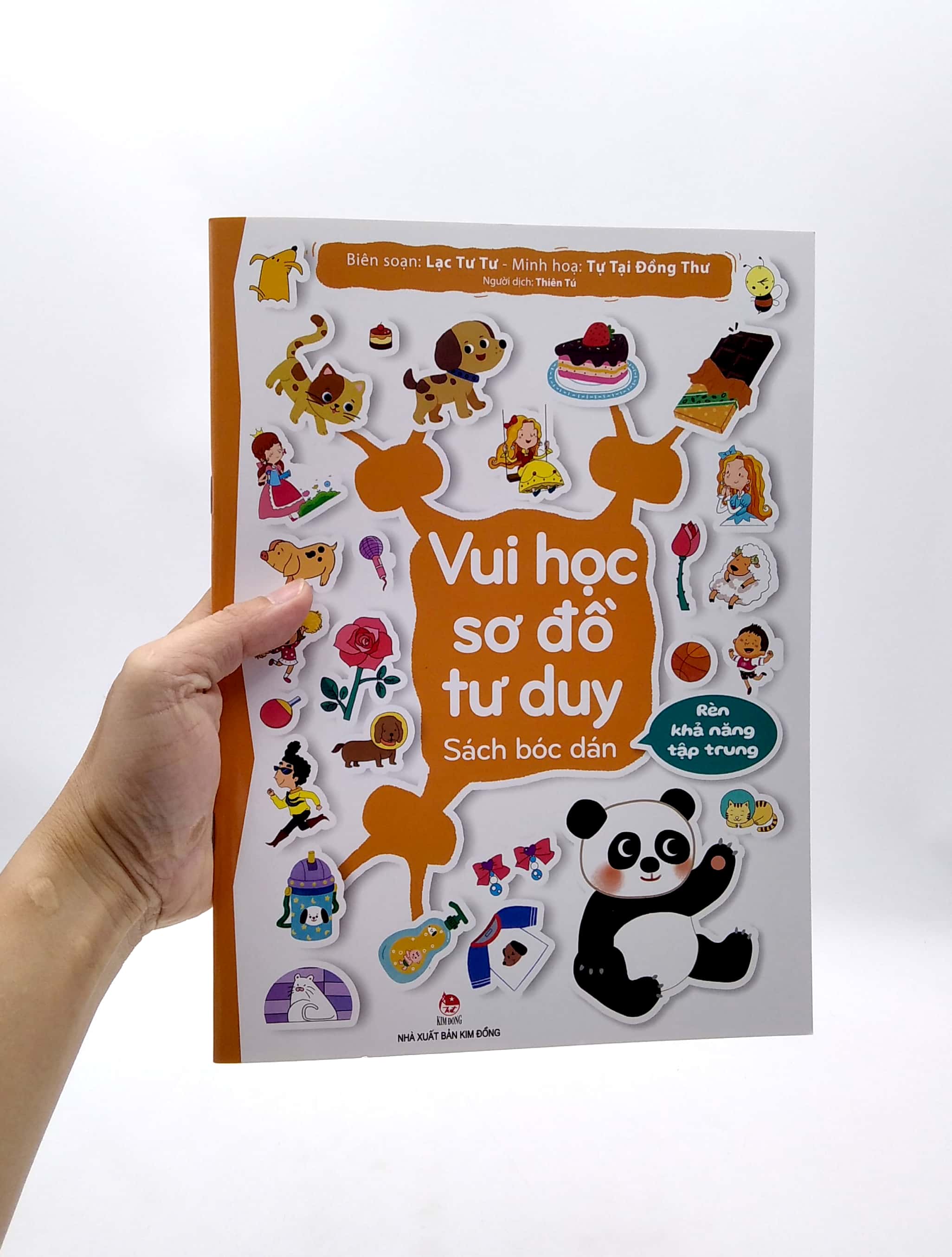 vui học sơ đồ tư duy - sách bóc dán - rèn khả năng tập trung