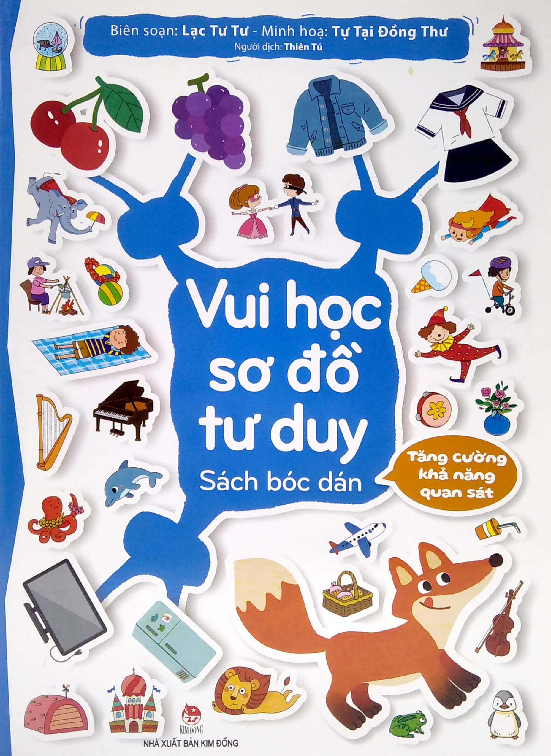 vui học sơ đồ tư duy - sách bóc dán - tăng cường khả năng quan sát