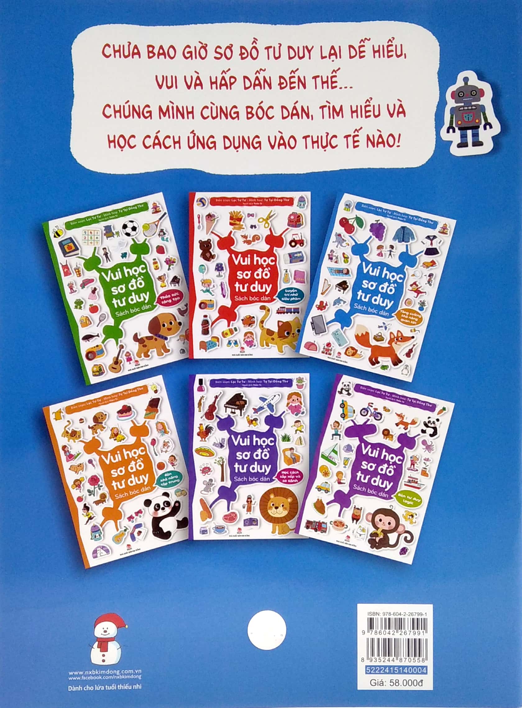 vui học sơ đồ tư duy - sách bóc dán - tăng cường khả năng quan sát