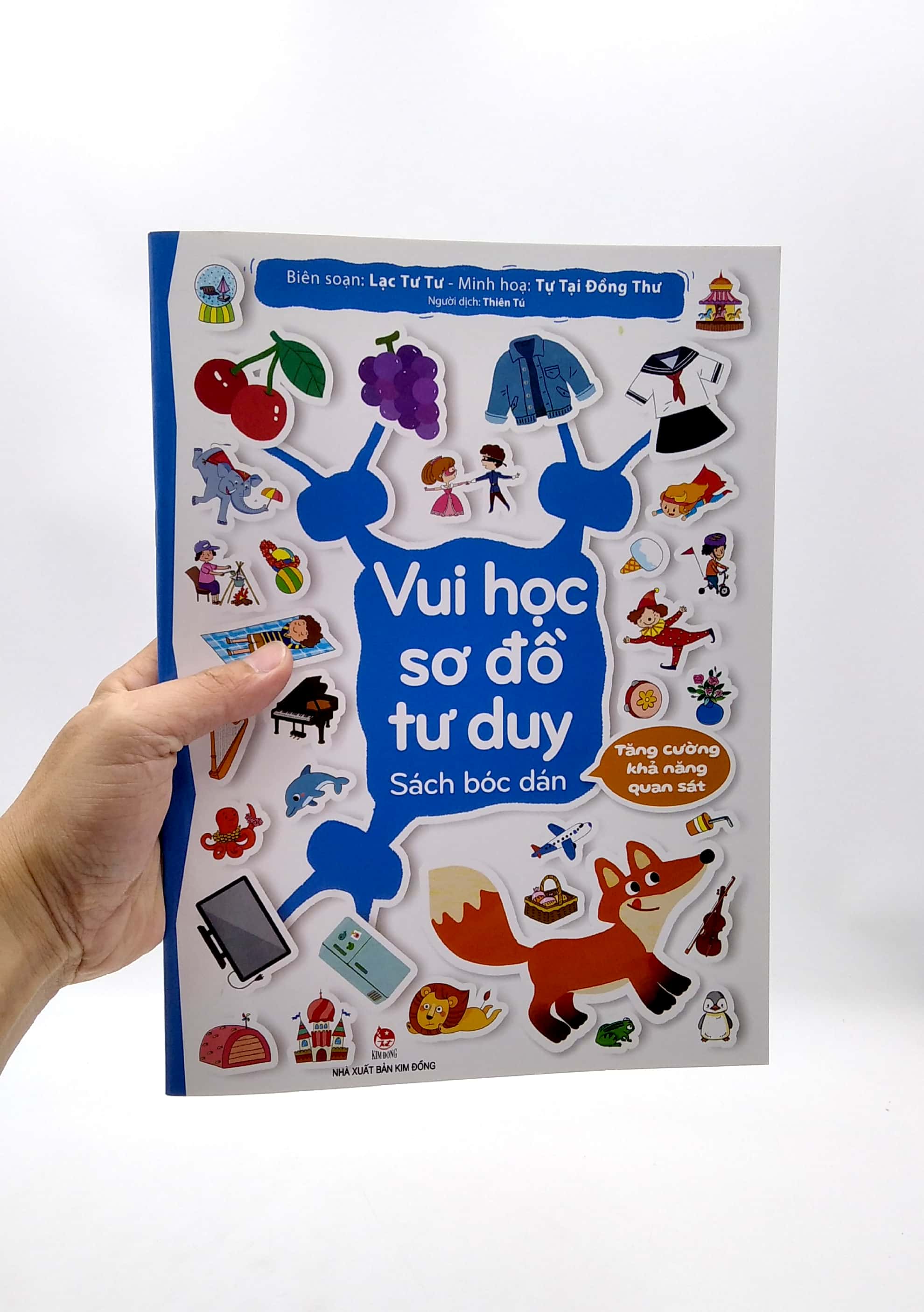 vui học sơ đồ tư duy - sách bóc dán - tăng cường khả năng quan sát