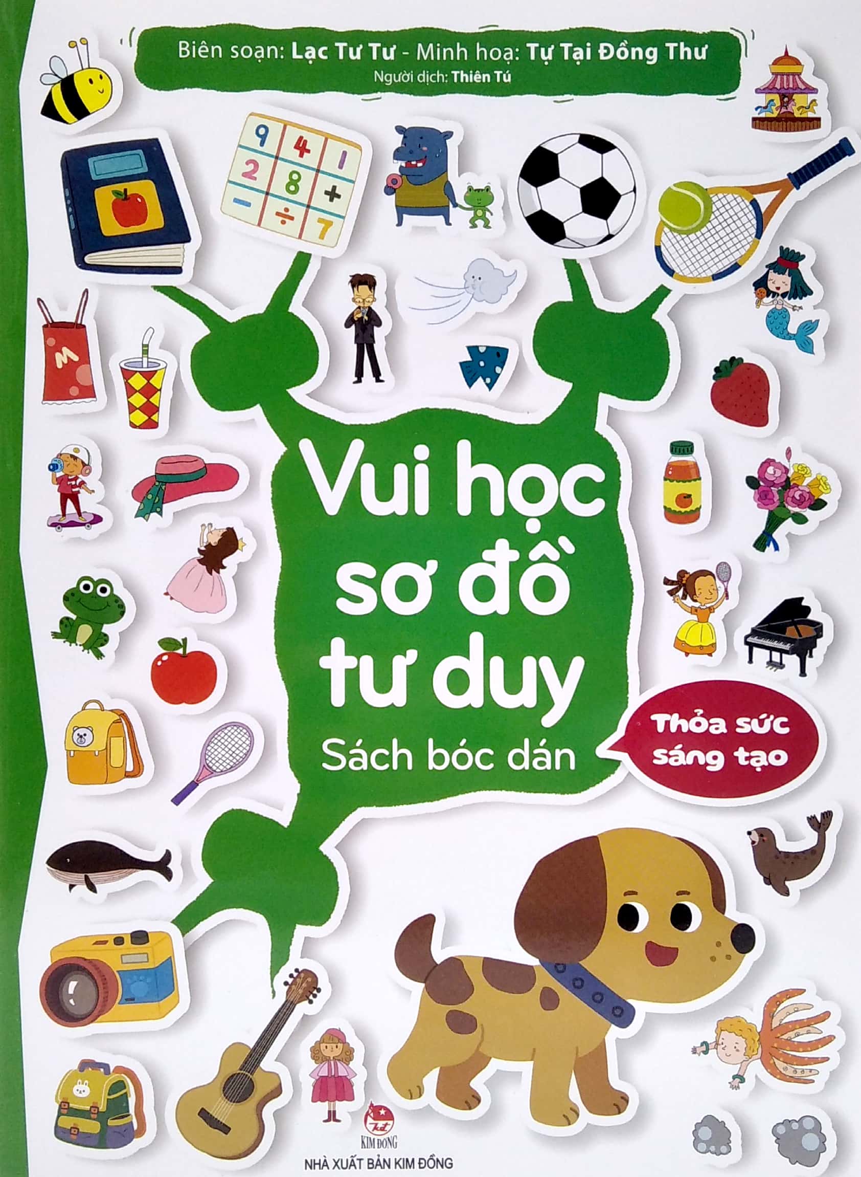 vui học sơ đồ tư duy - sách bóc dán - thỏa sức sáng tạo