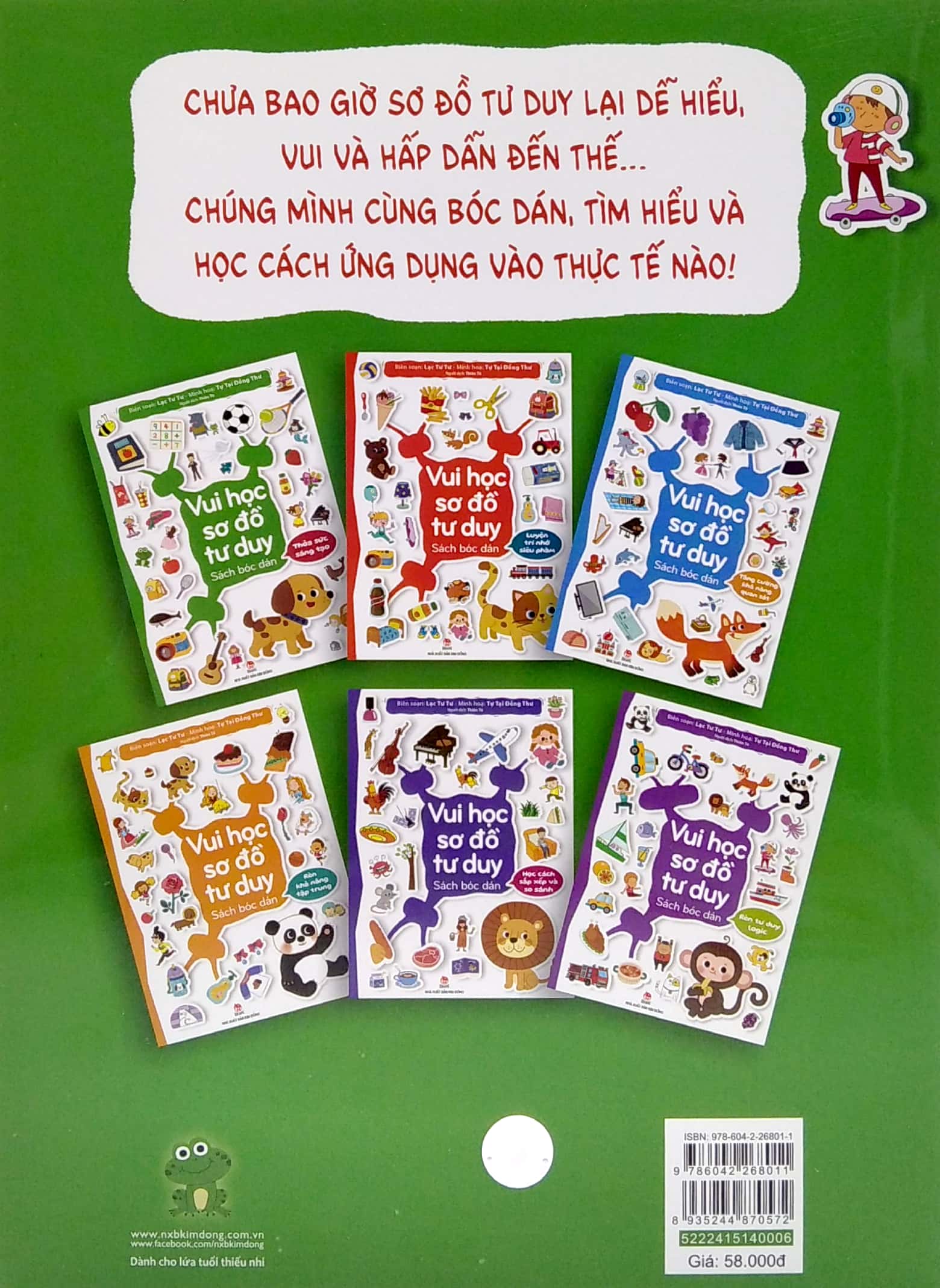 vui học sơ đồ tư duy - sách bóc dán - thỏa sức sáng tạo