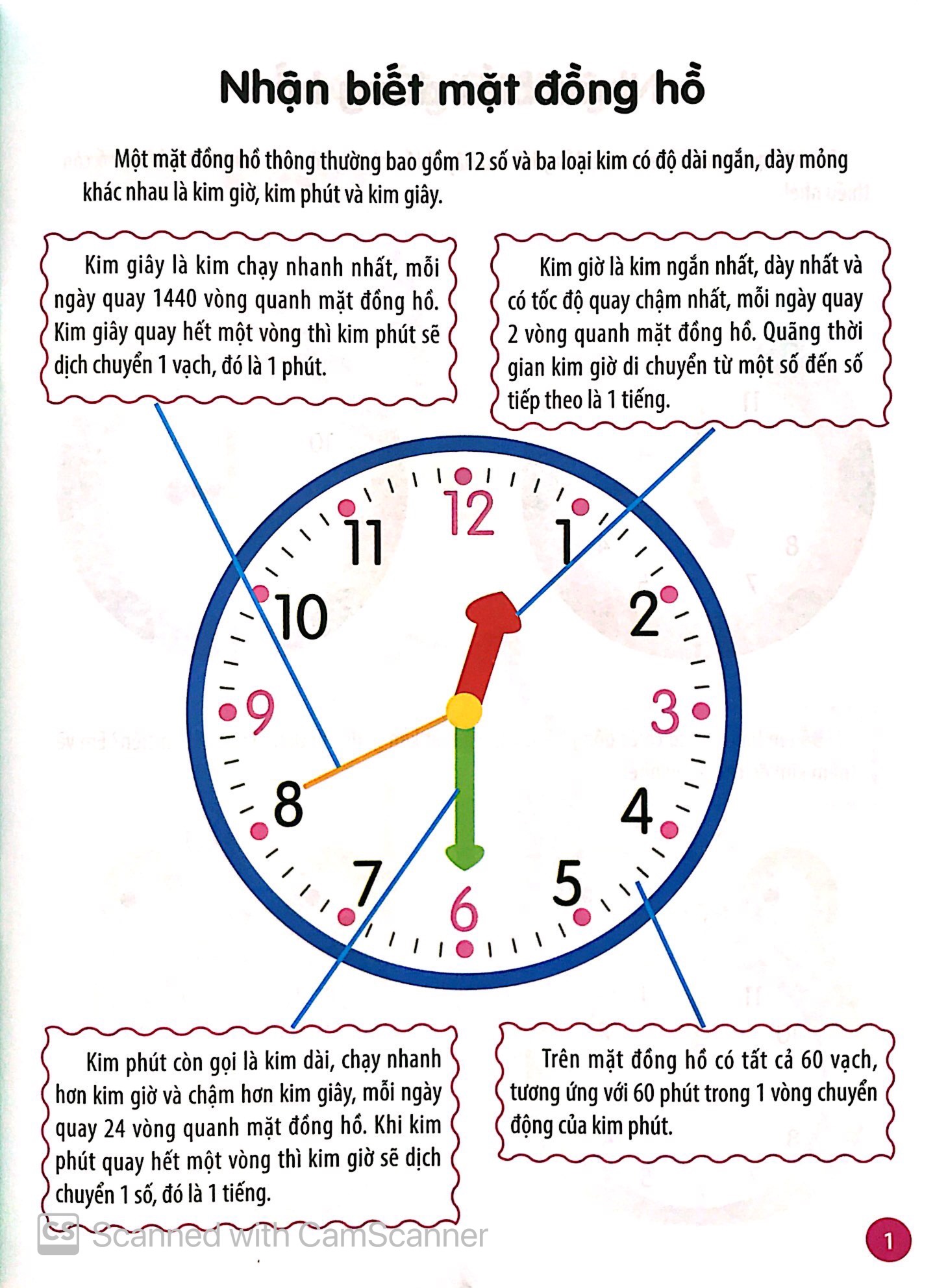 vui học toán - học xem giờ