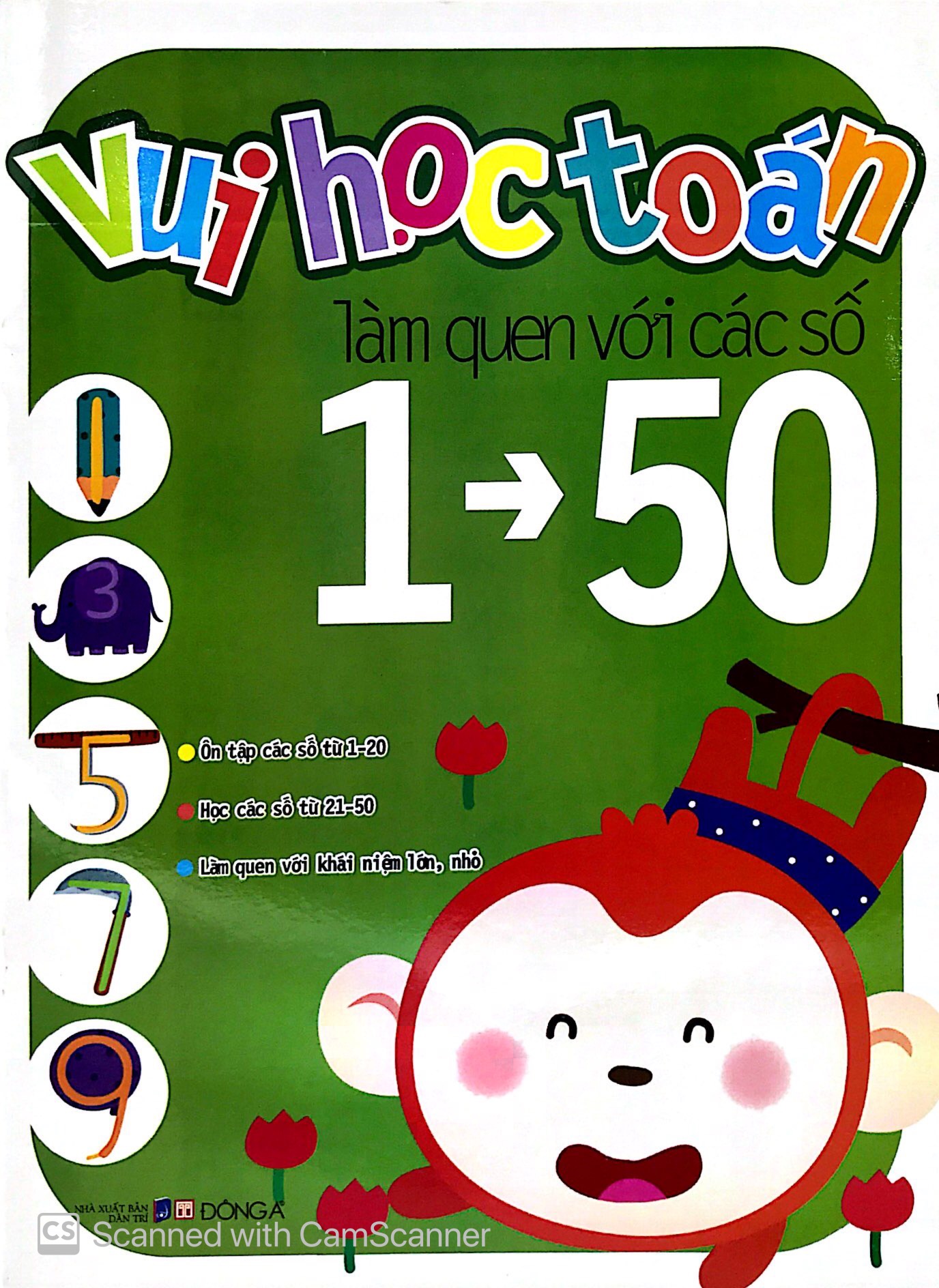 vui học toán - làm quen với các con số từ 1 đến 50