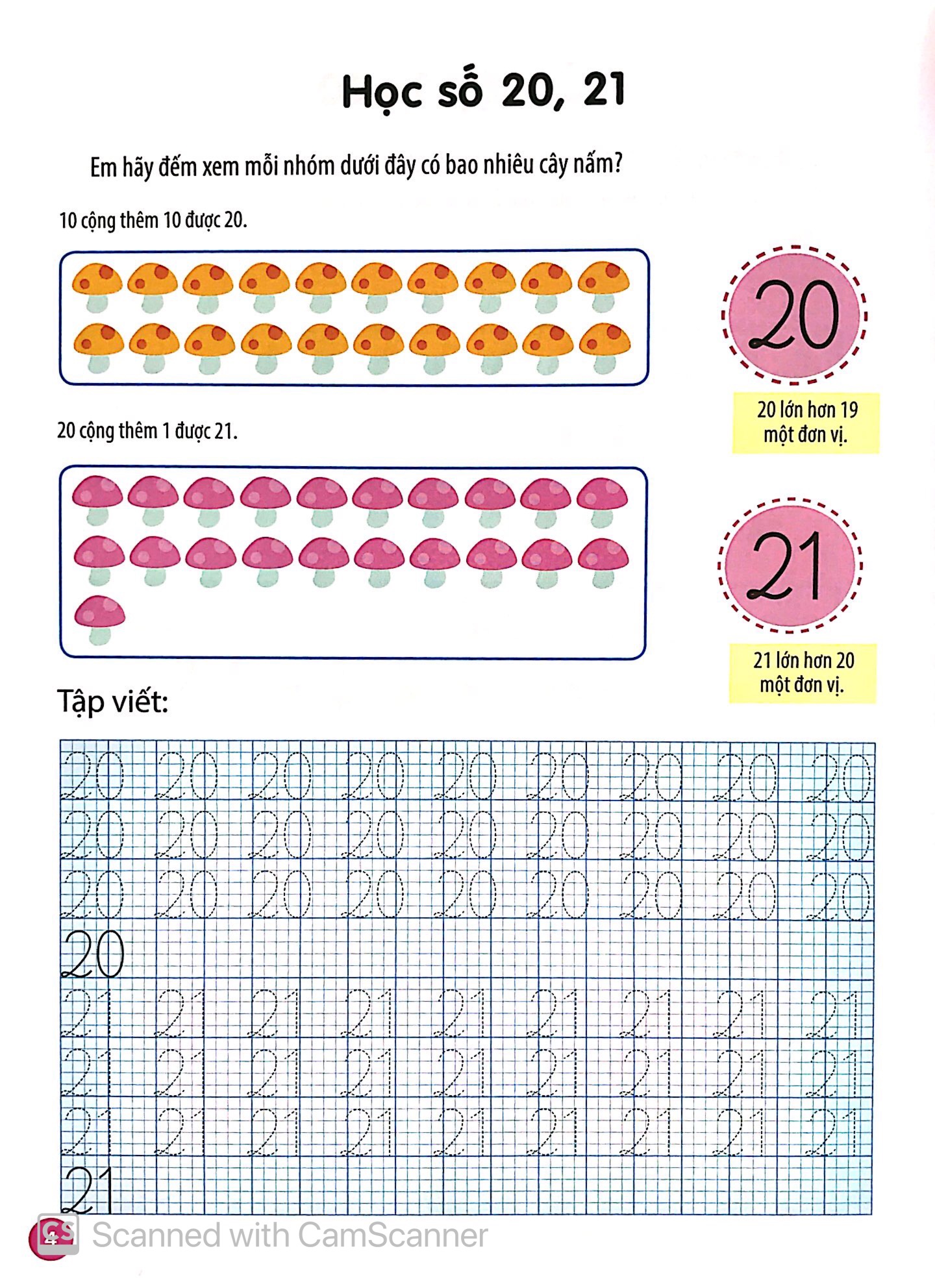 vui học toán - làm quen với các con số từ 1 đến 50