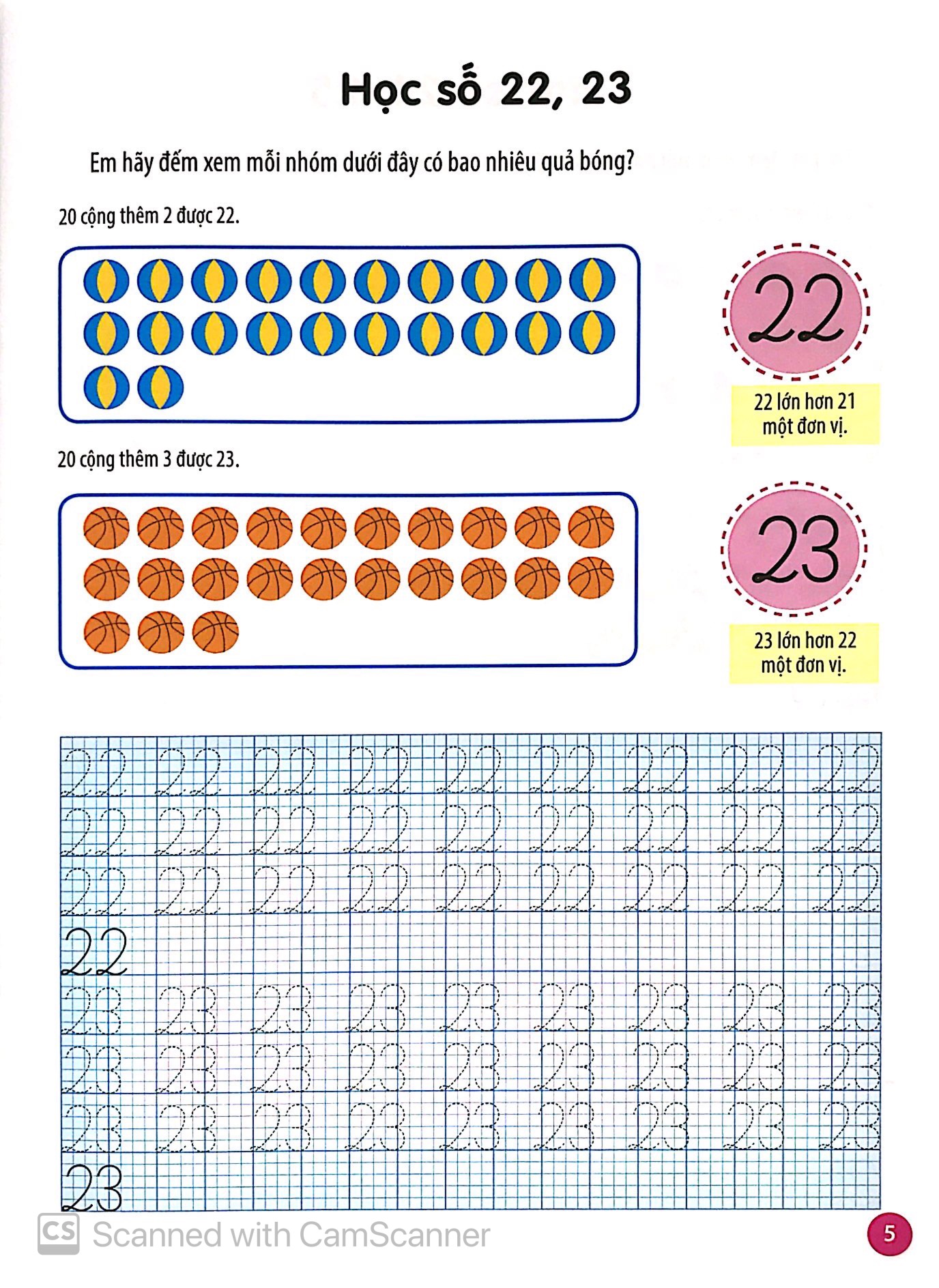 vui học toán - làm quen với các con số từ 1 đến 50