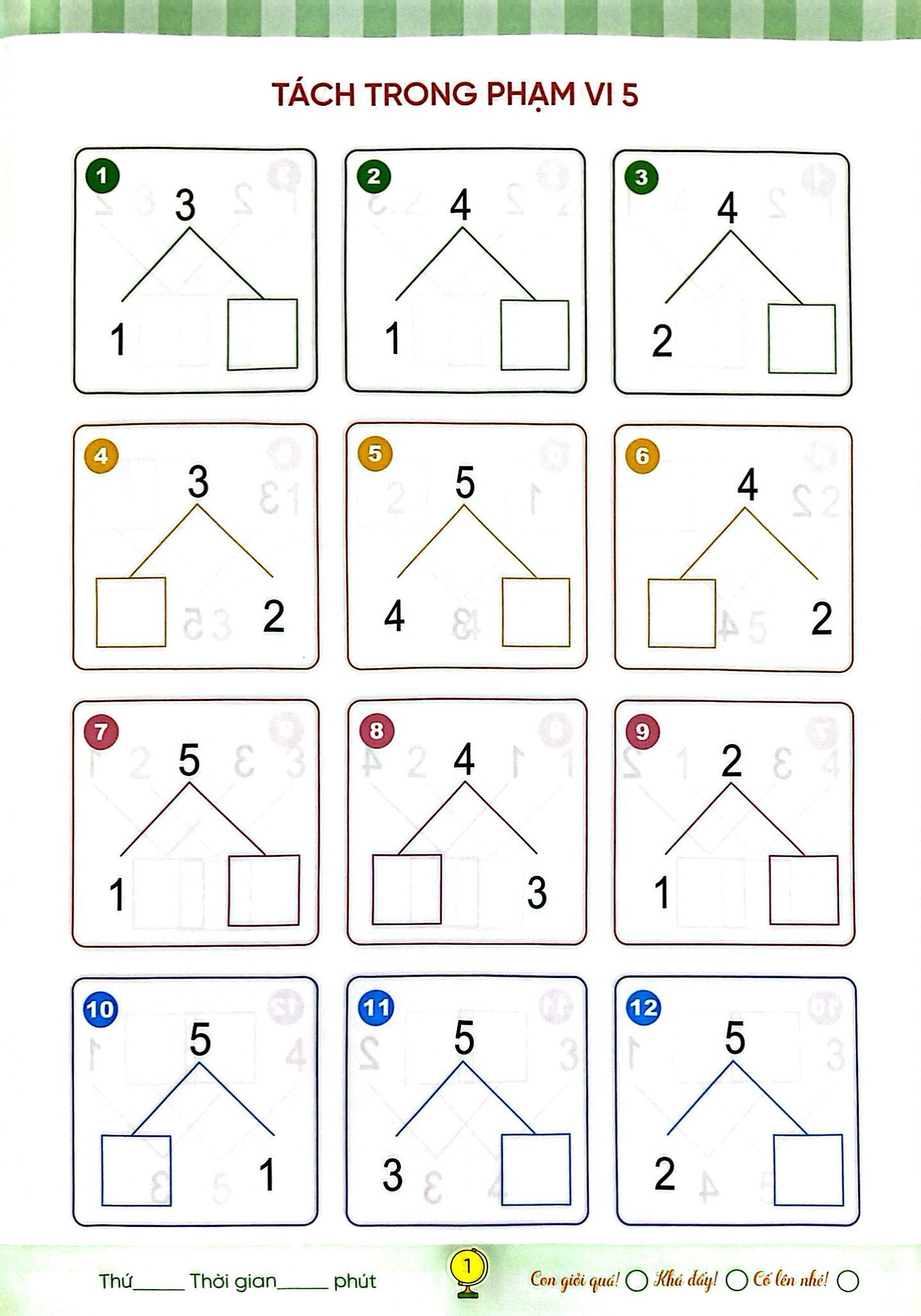 vui học toán - tách và gộp