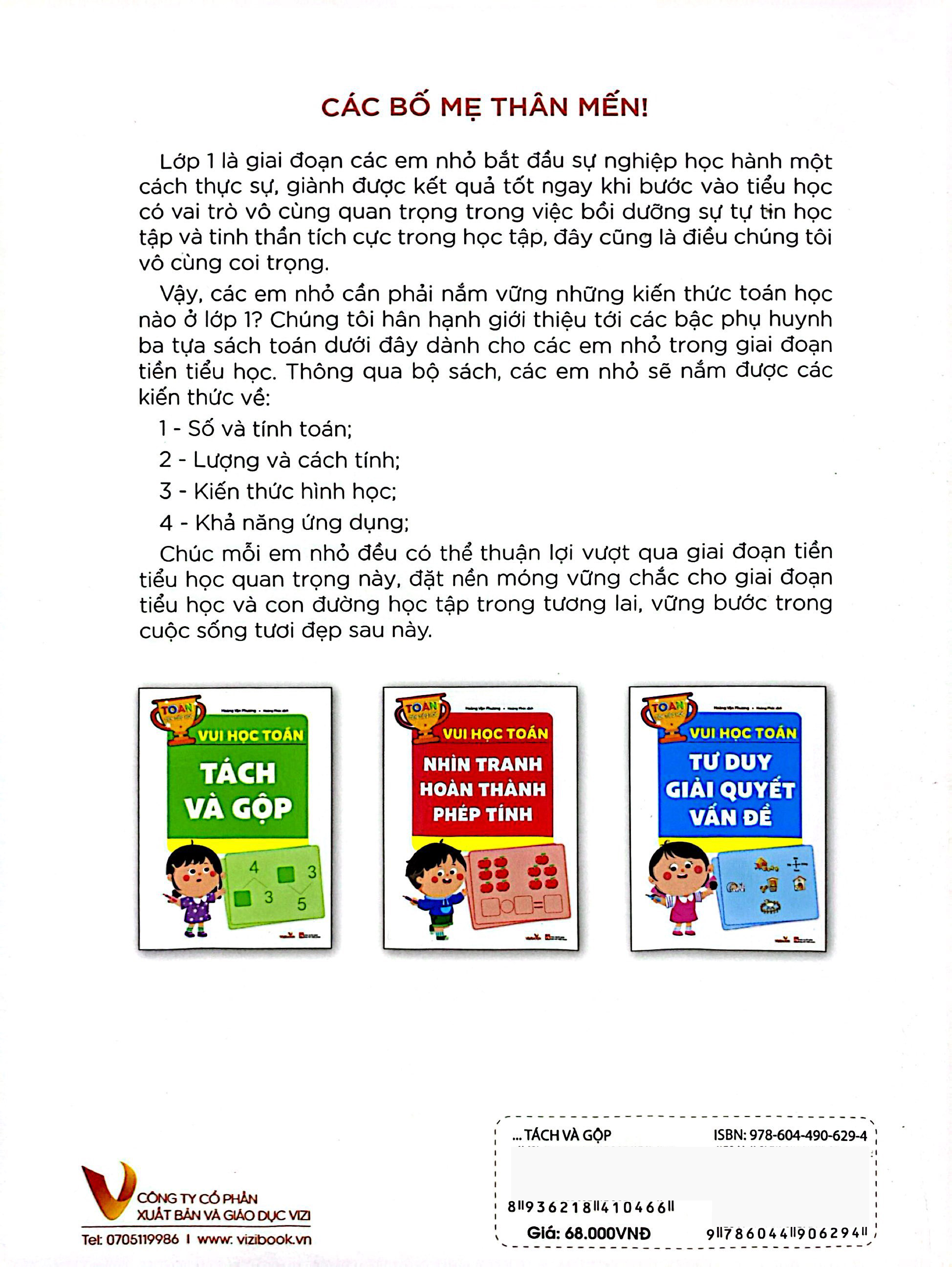 vui học toán - tách và gộp