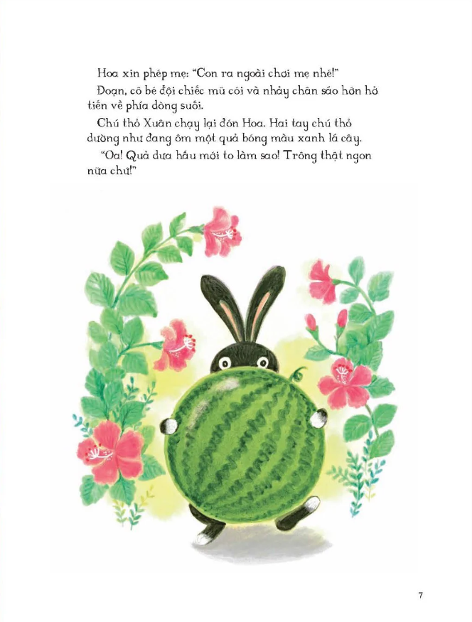 vui suốt cả bốn mùa - tiệc dưa hấu mùa hè