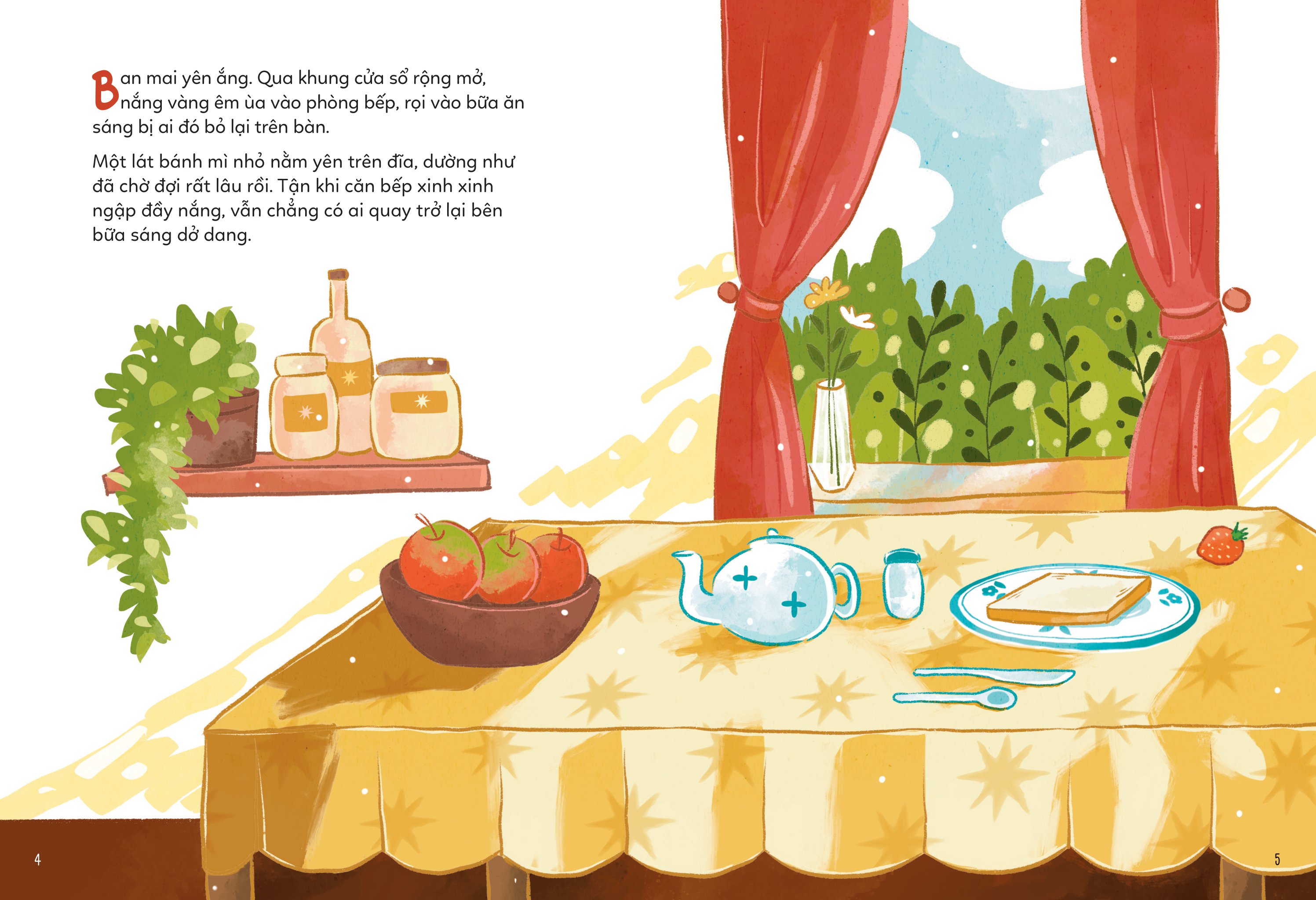 vun đắp tâm hồn - bánh mì gối xinh