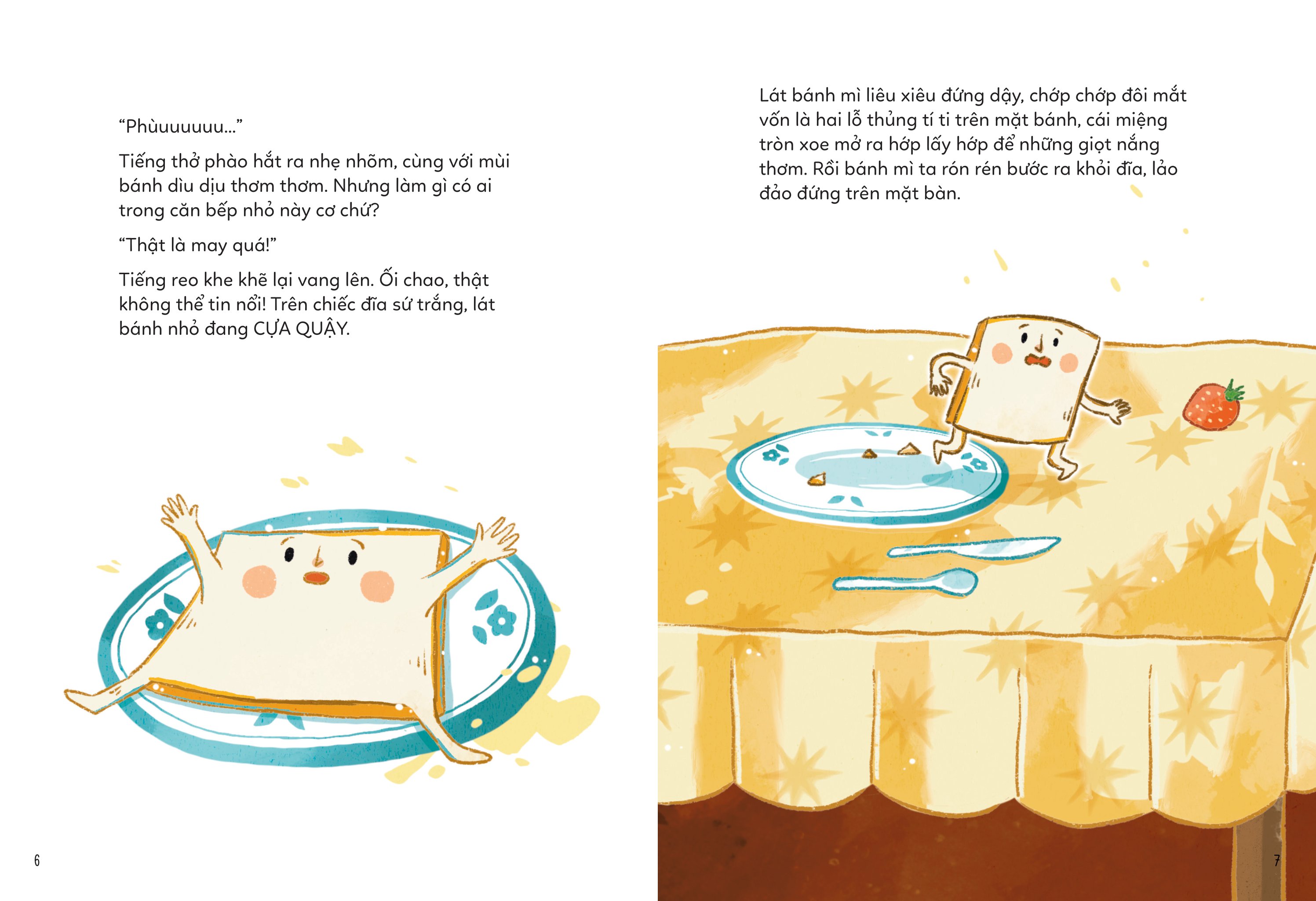 vun đắp tâm hồn - bánh mì gối xinh