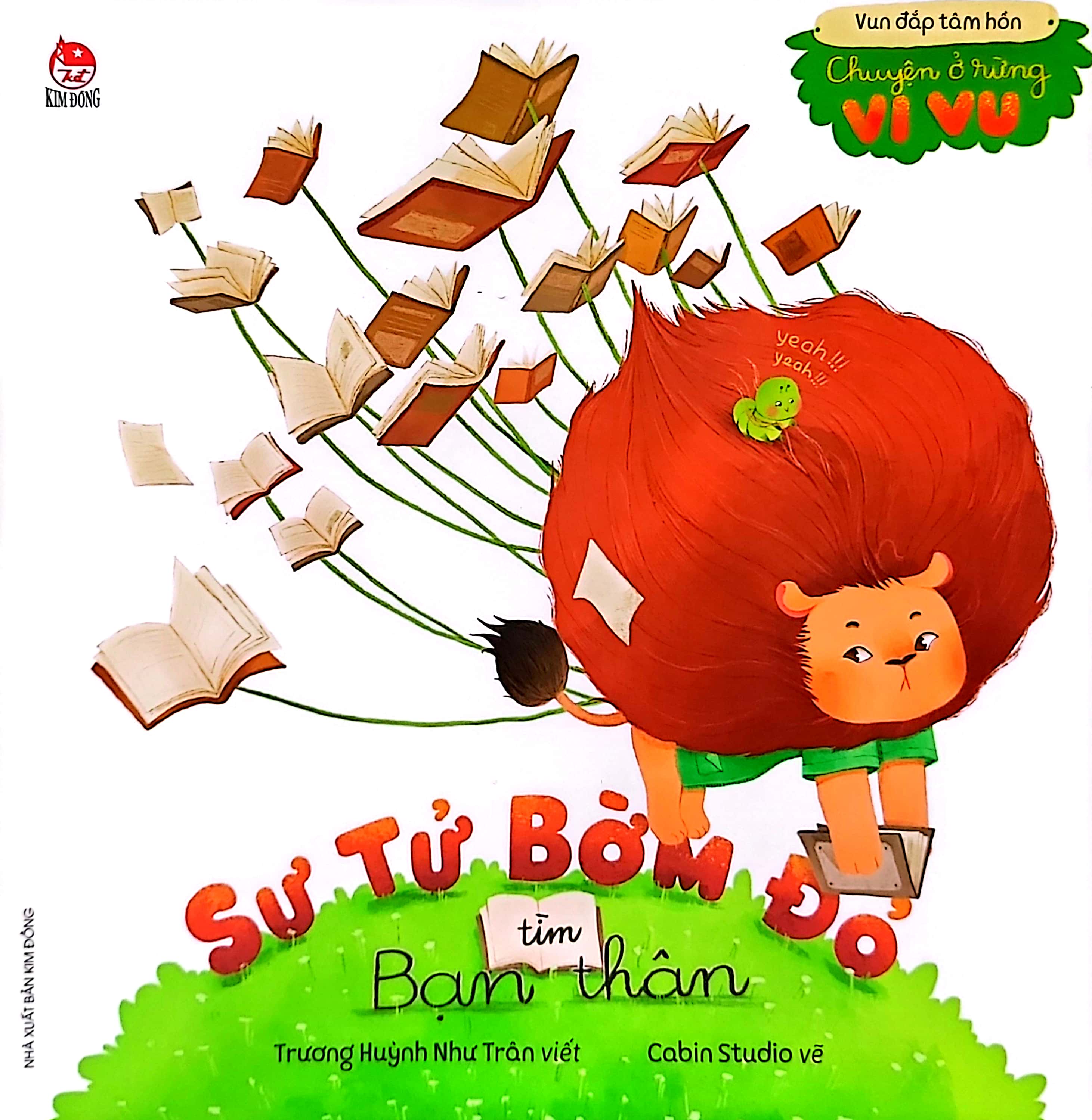 vun đắp tâm hồn - chuyện ở rừng vi vu - sư tử bờm đỏ tìm bạn thân