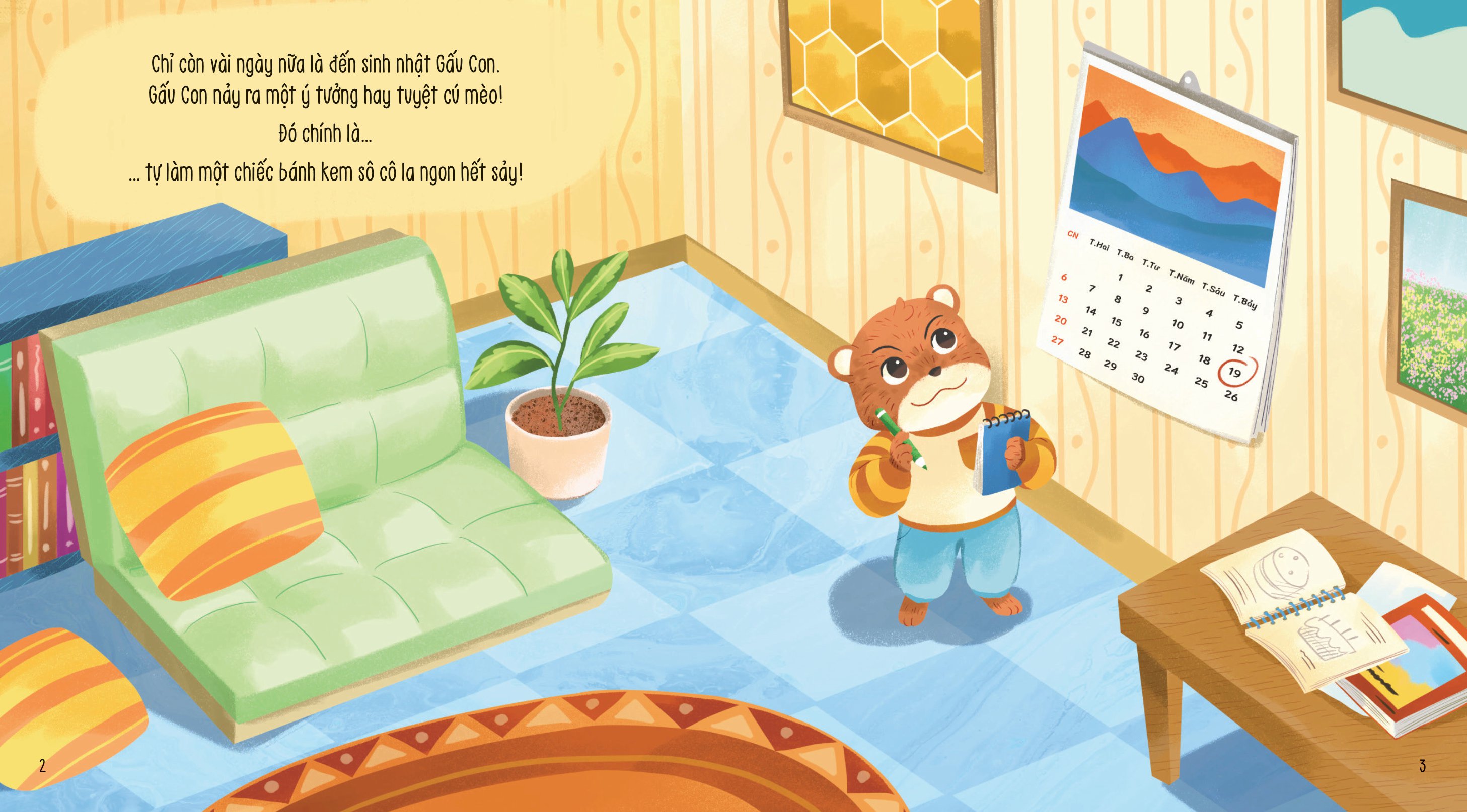 vun đắp tâm hồn - khỉ con và các bạn vui nhộn - chiếc bánh kem đặc biệt