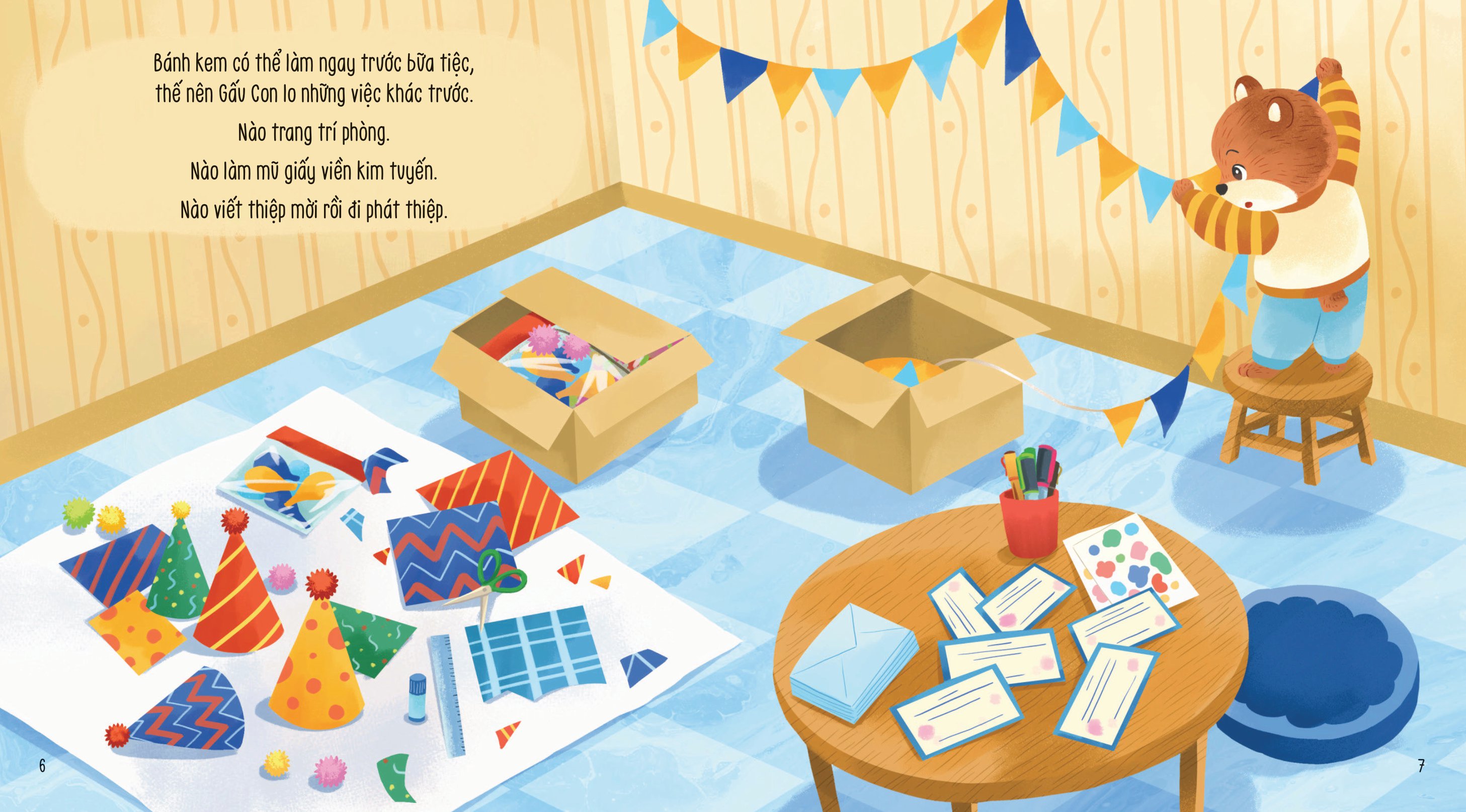 vun đắp tâm hồn - khỉ con và các bạn vui nhộn - chiếc bánh kem đặc biệt