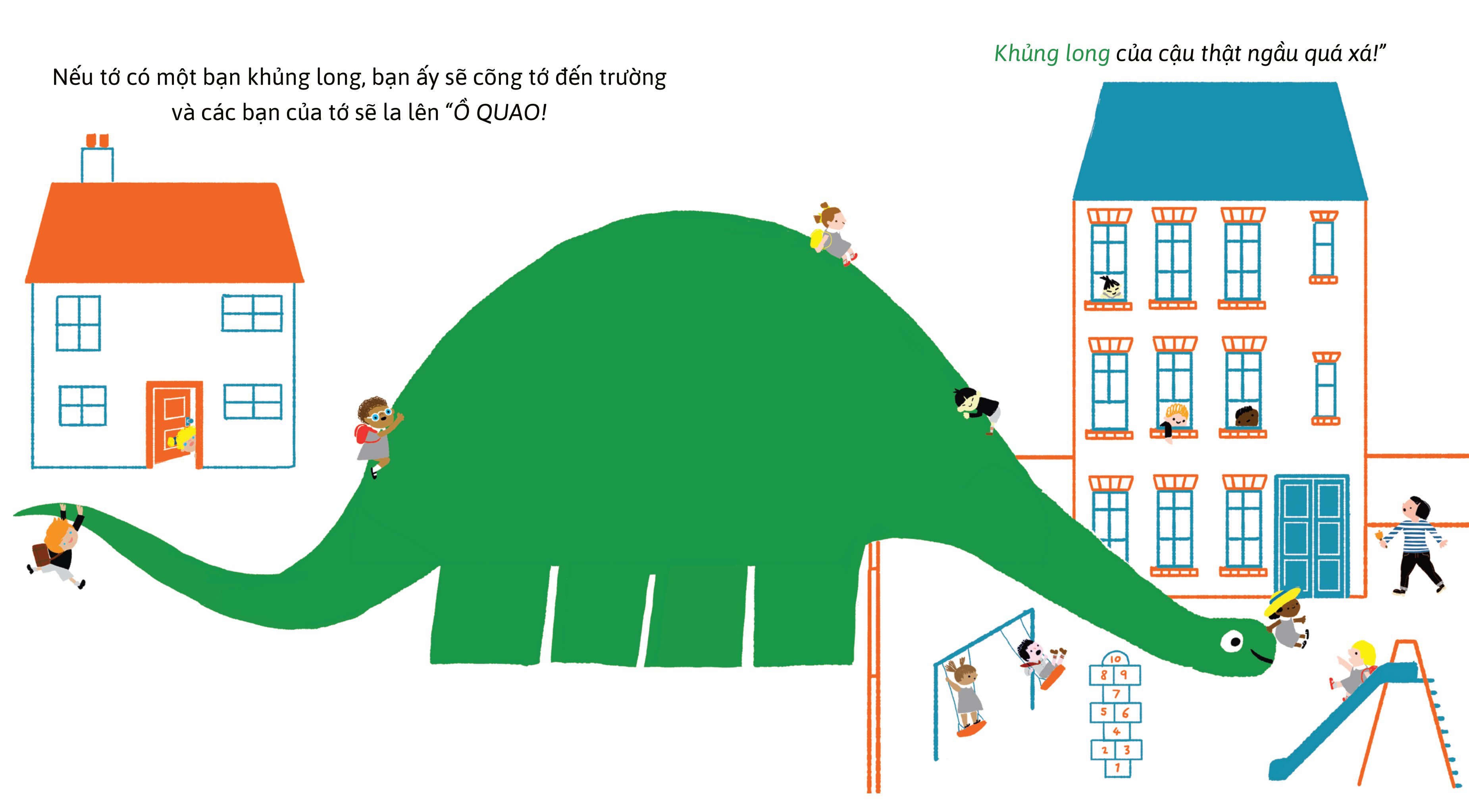 vun đắp tâm hồn - nếu tớ có một bạn khủng long