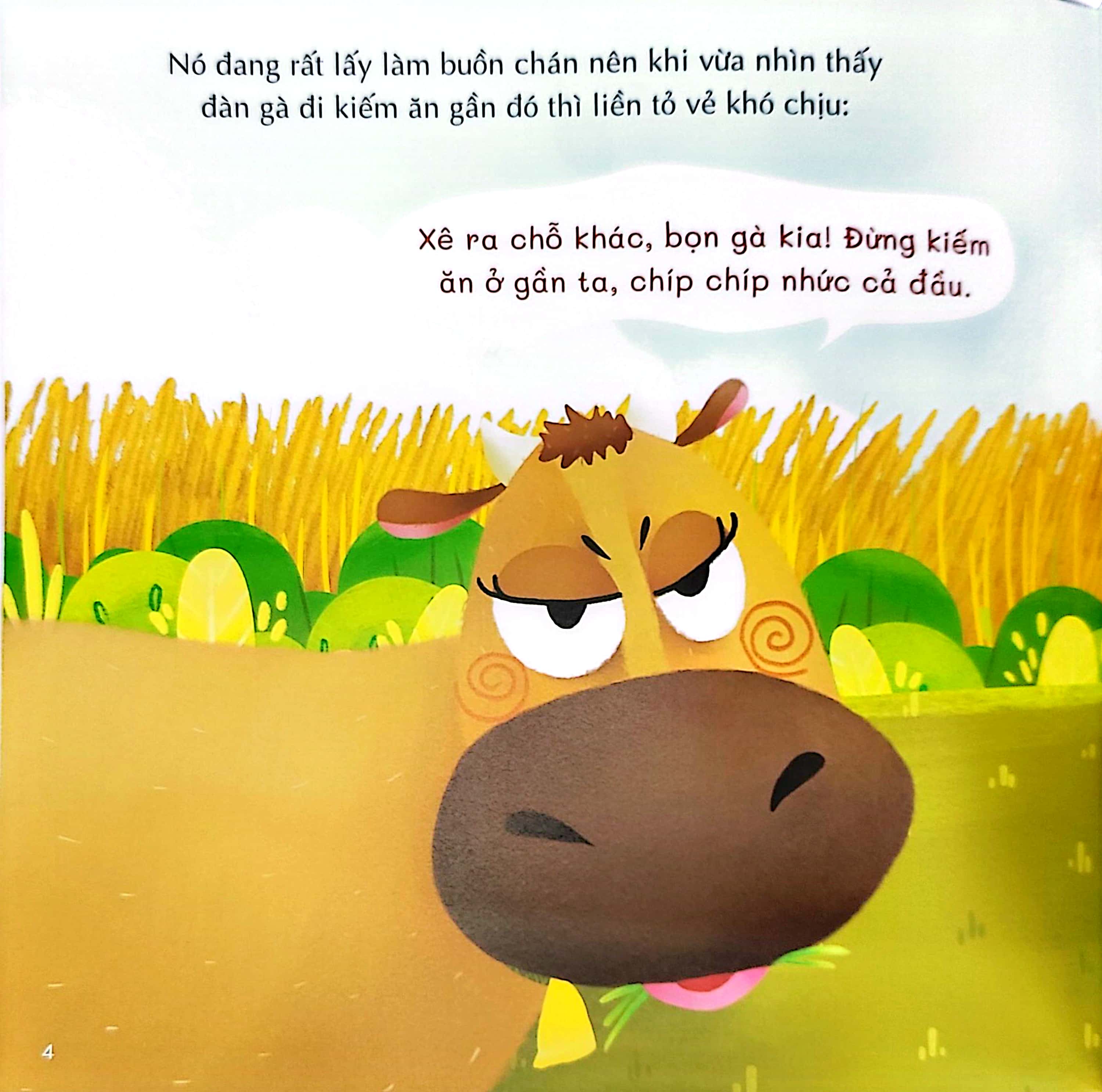 vun đắp tâm hồn - những kẻ khó ưa - truyện kể trước giờ đi ngủ - bò so đo cứ cau có