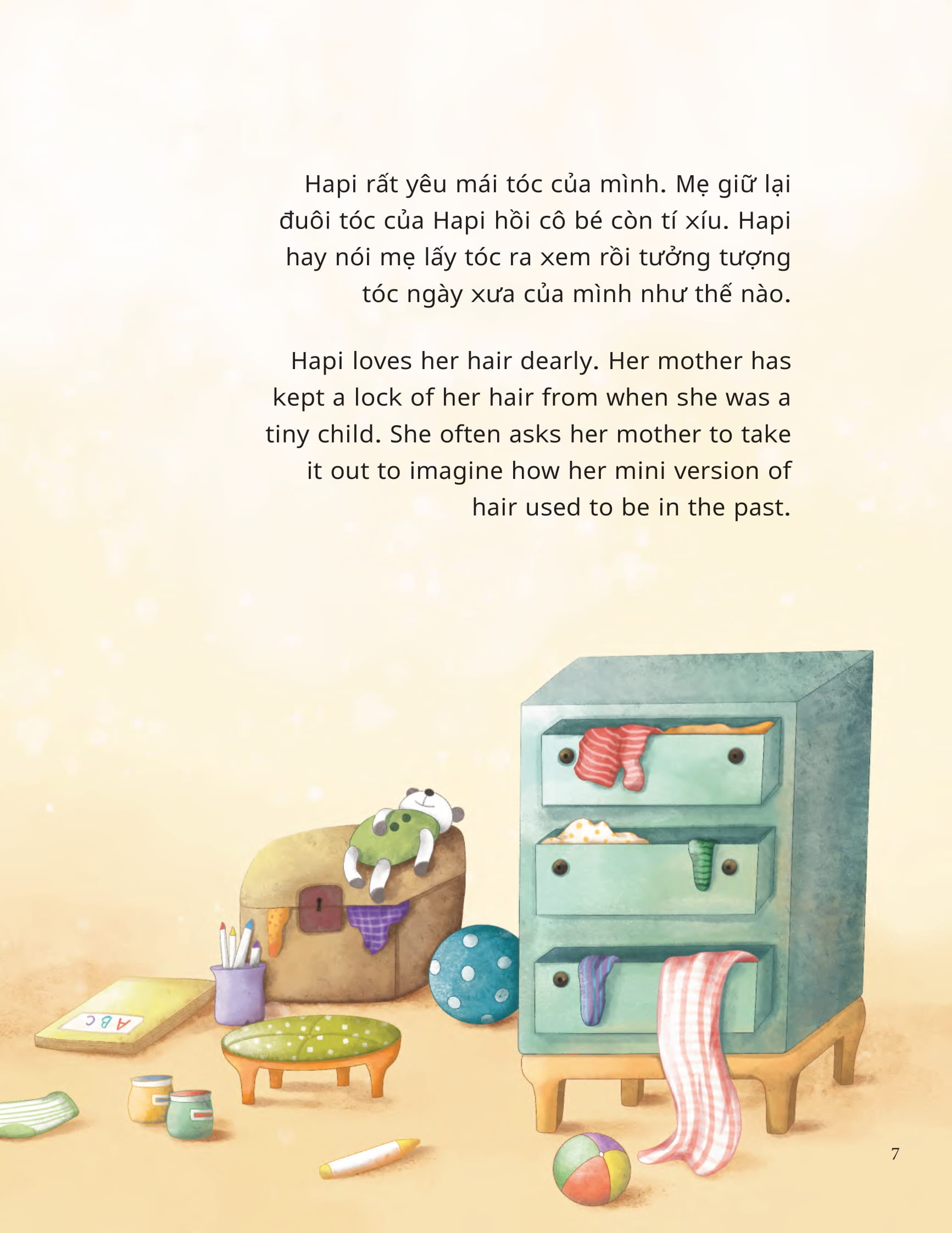 vun đắp tâm hồn - những sợi tóc thần kì - mái tóc của hapi - the magic hairs - hapi's hair