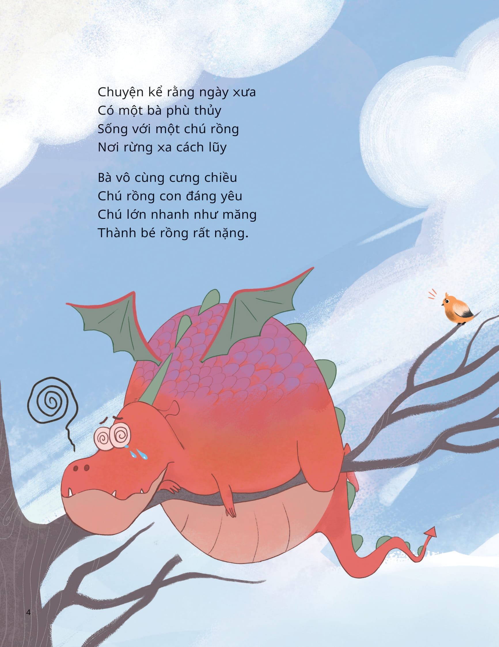 vun đắp tâm hồn - rồng nhỏ và phù thủy - little dragon and the witch - bé rồng muốn thành lực sĩ - how to become a muscle dragon