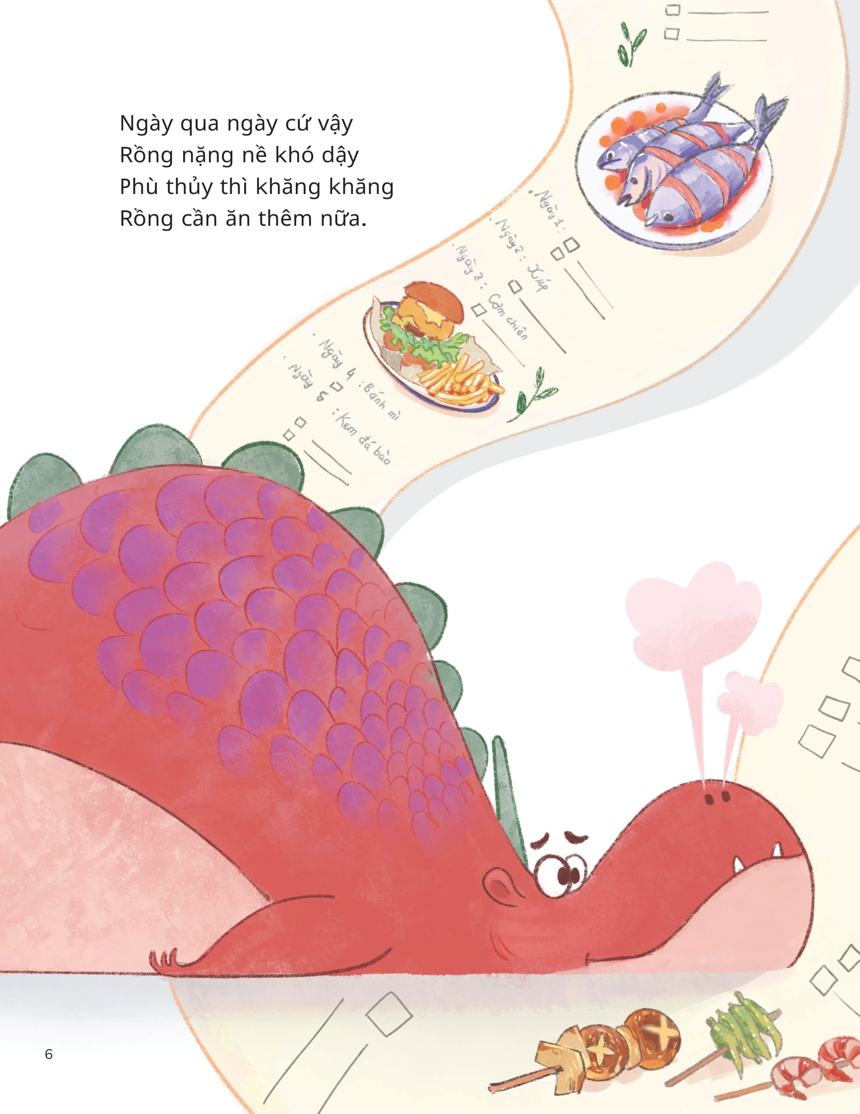 vun đắp tâm hồn - rồng nhỏ và phù thủy - little dragon and the witch - bé rồng muốn thành lực sĩ - how to become a muscle dragon