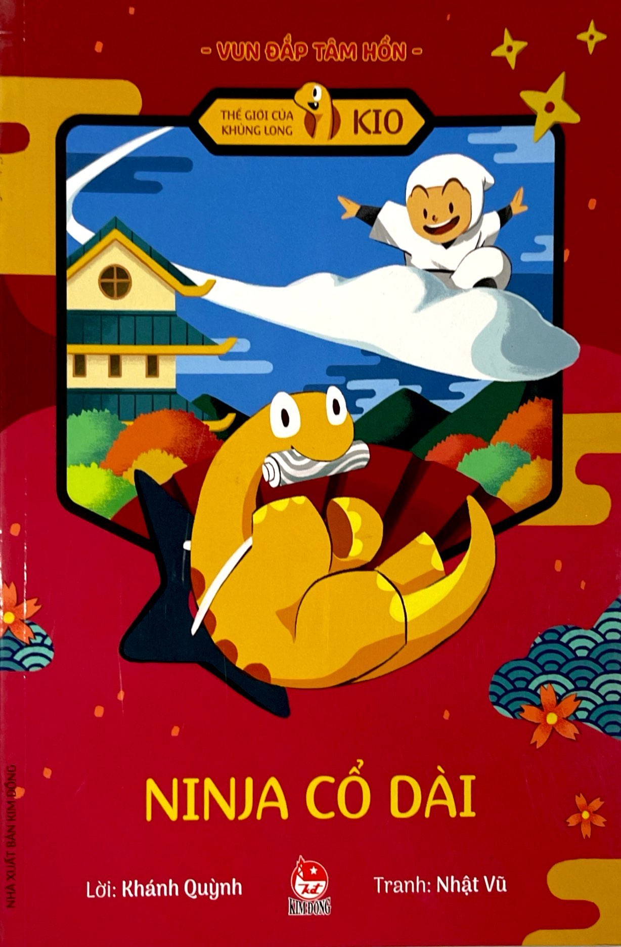 vun đắp tâm hồn - thế giới của khủng long kio - ninja cổ dài