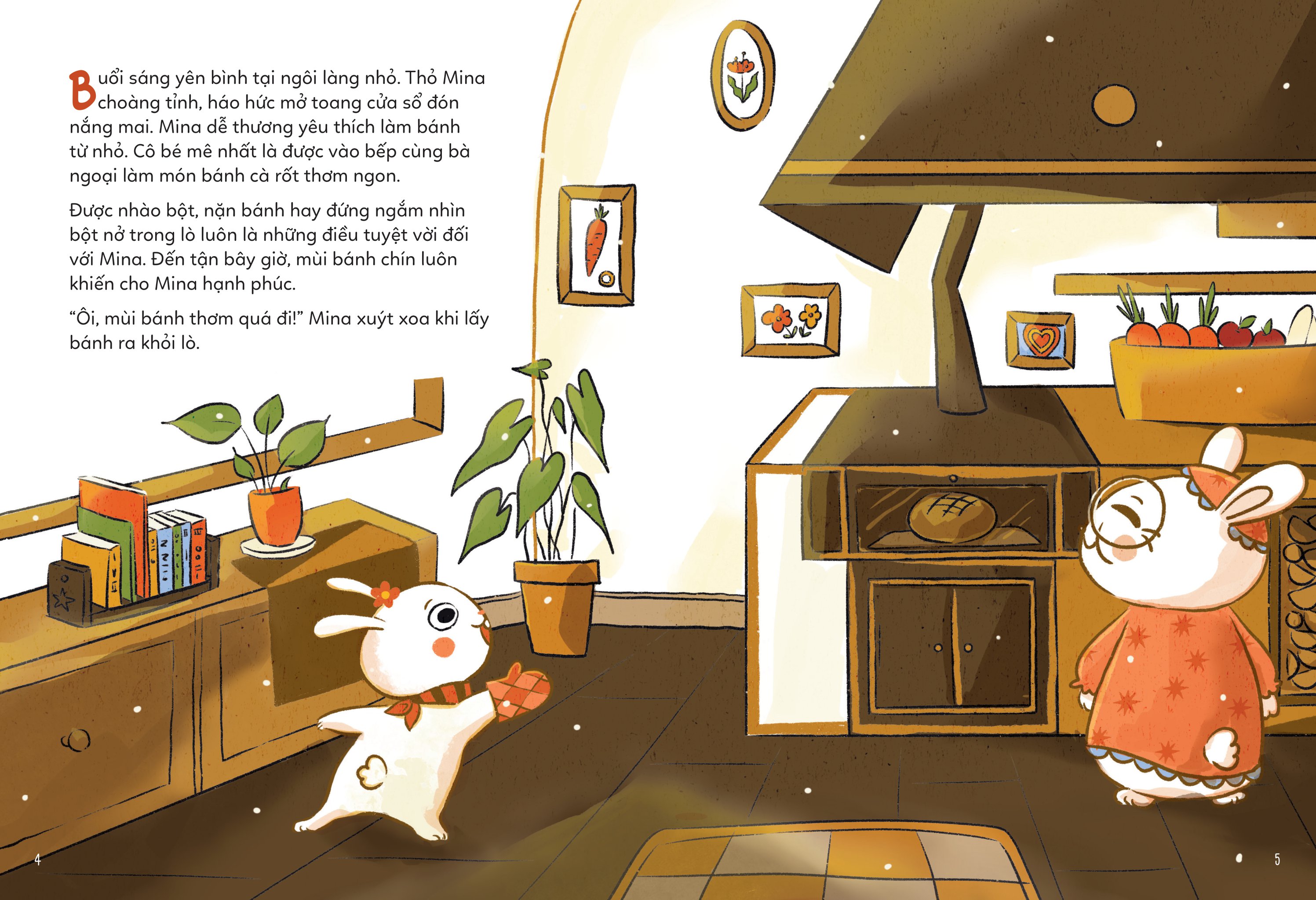 vun đắp tâm hồn - tiệm bánh của thỏ mina