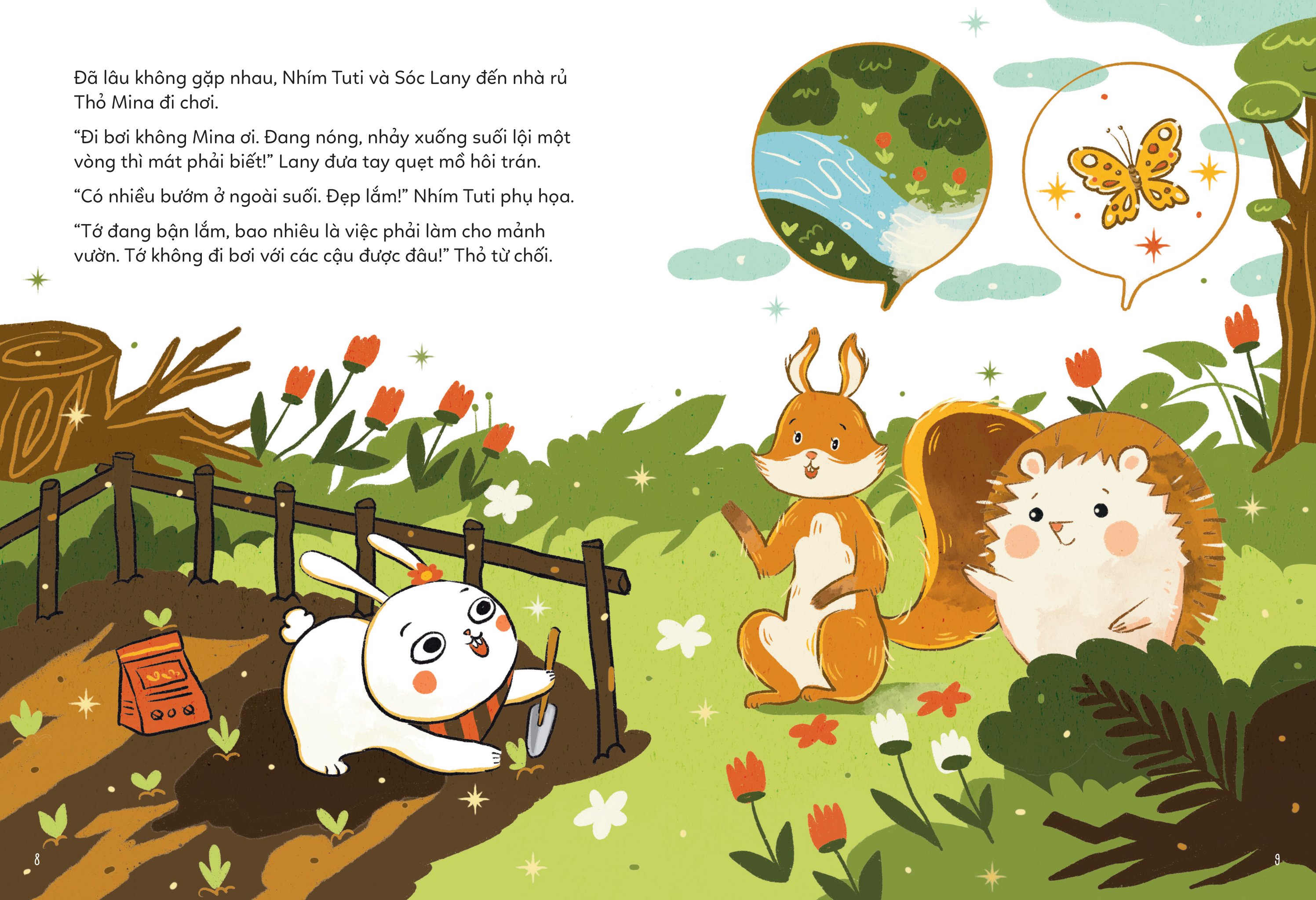 vun đắp tâm hồn - tiệm bánh của thỏ mina