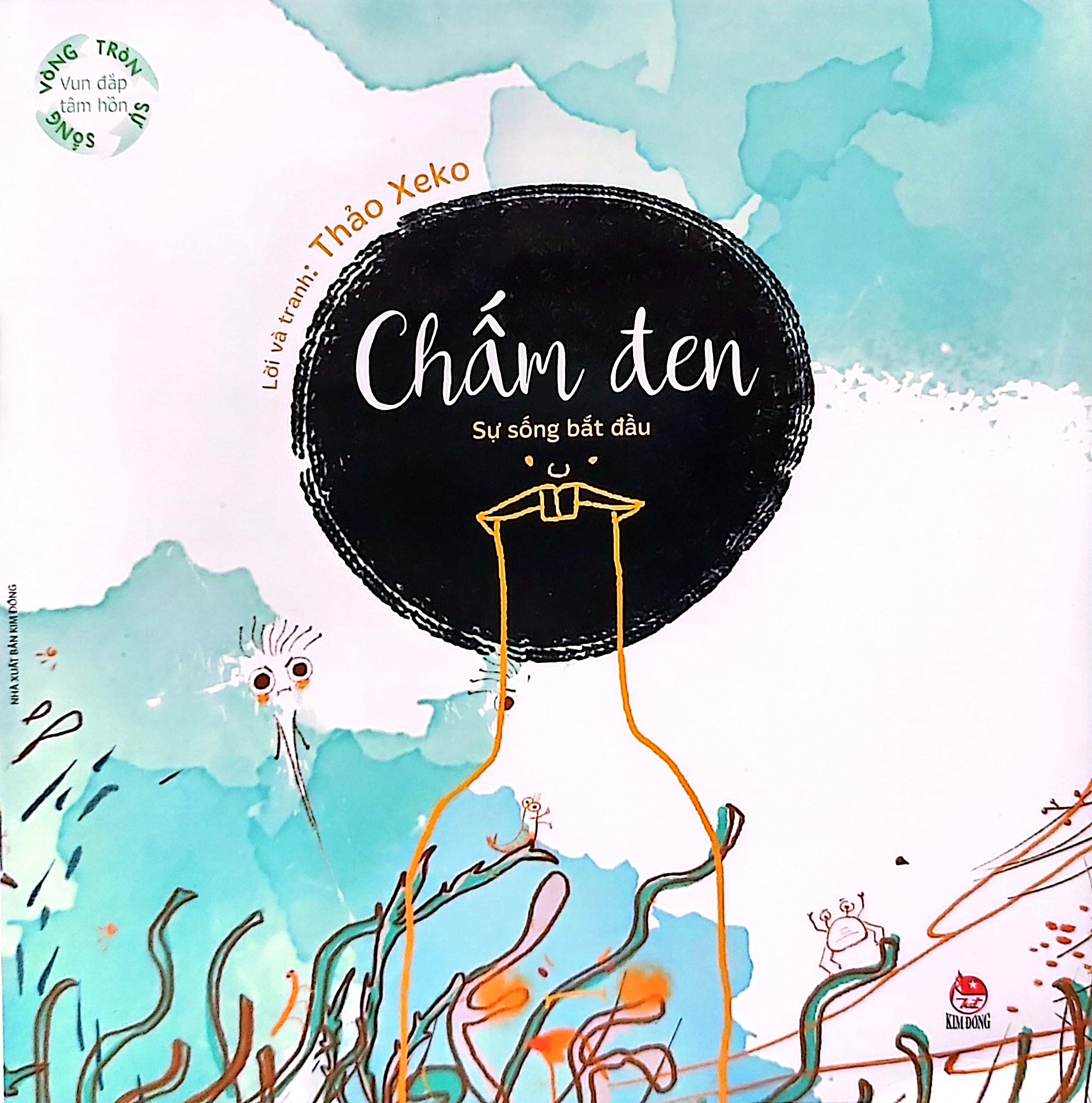 vun đắp tâm hồn - vòng tròn sự sống - chấm đen - sự sống bắt đầu