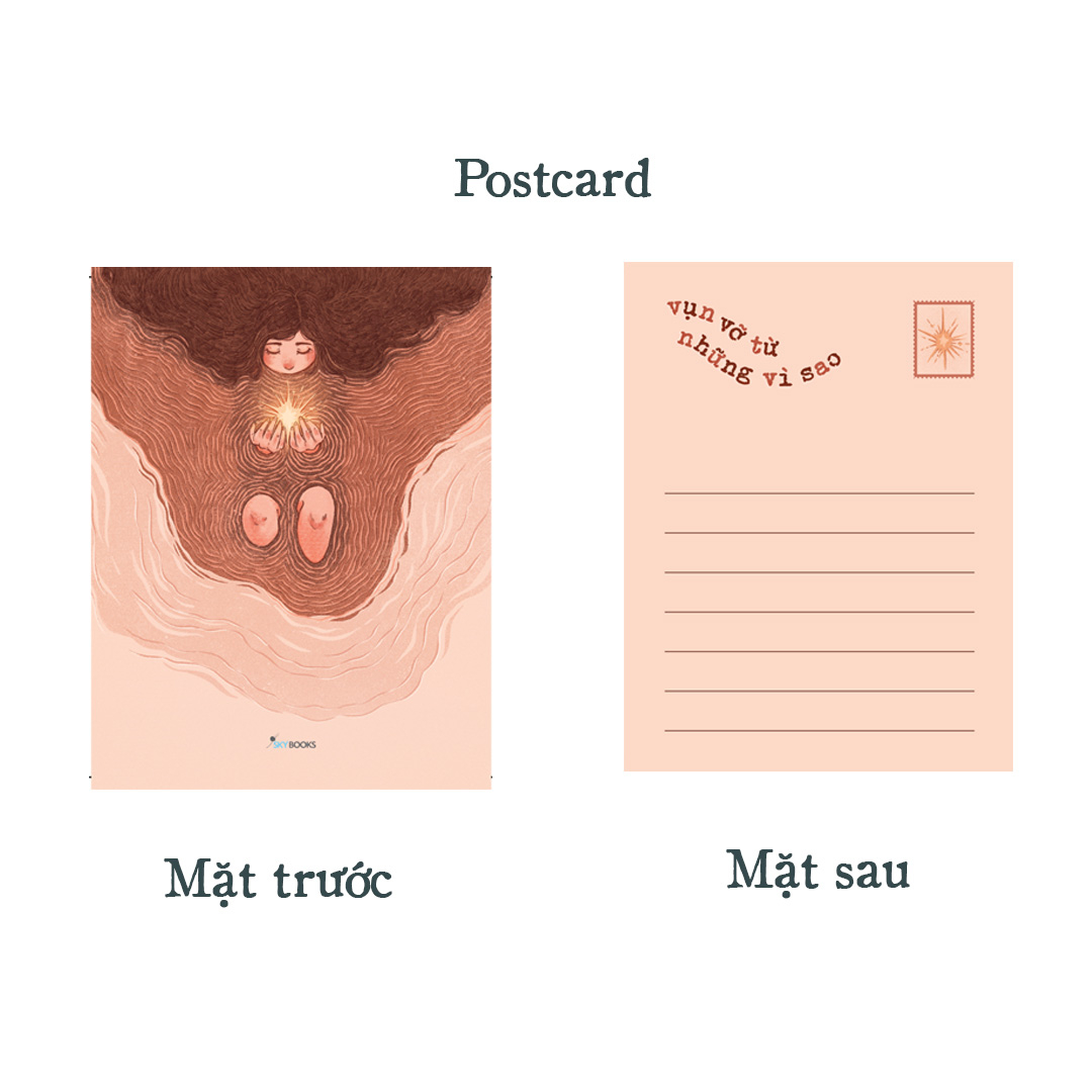 vụn vỡ từ những vì sao - bản đặc biệt - tặng kèm bookmark + postcard