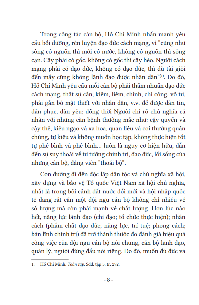 vững bước trên con đường chủ tịch hồ chí minh đã chọn