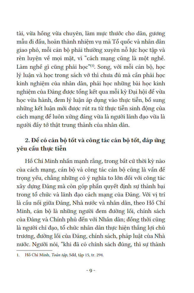 vững bước trên con đường chủ tịch hồ chí minh đã chọn