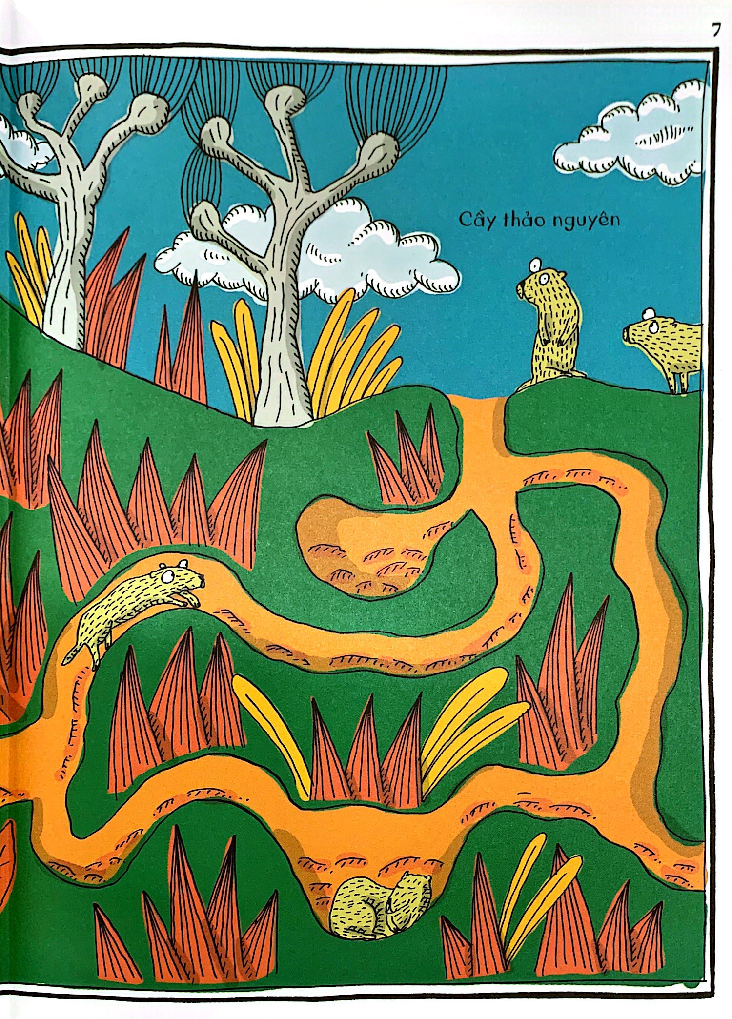 vườn bách thú bằng tranh