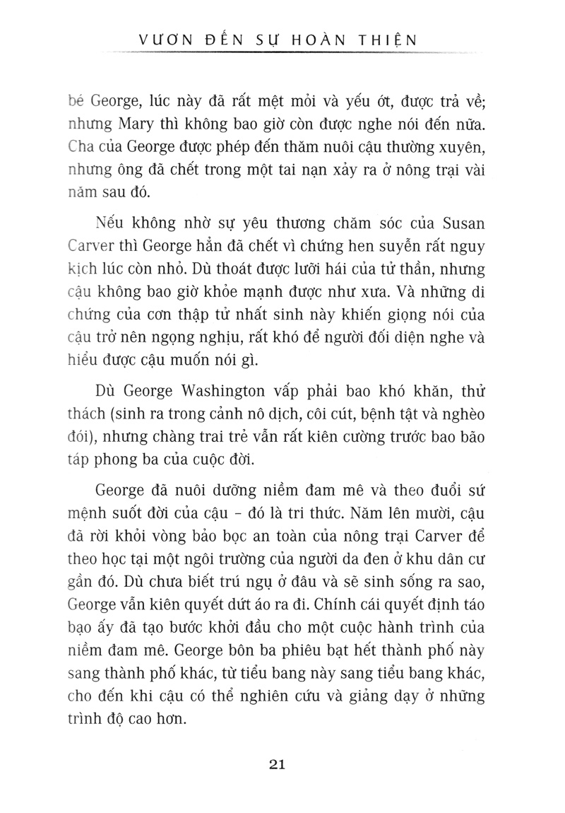 vươn đến sự hoàn thiện