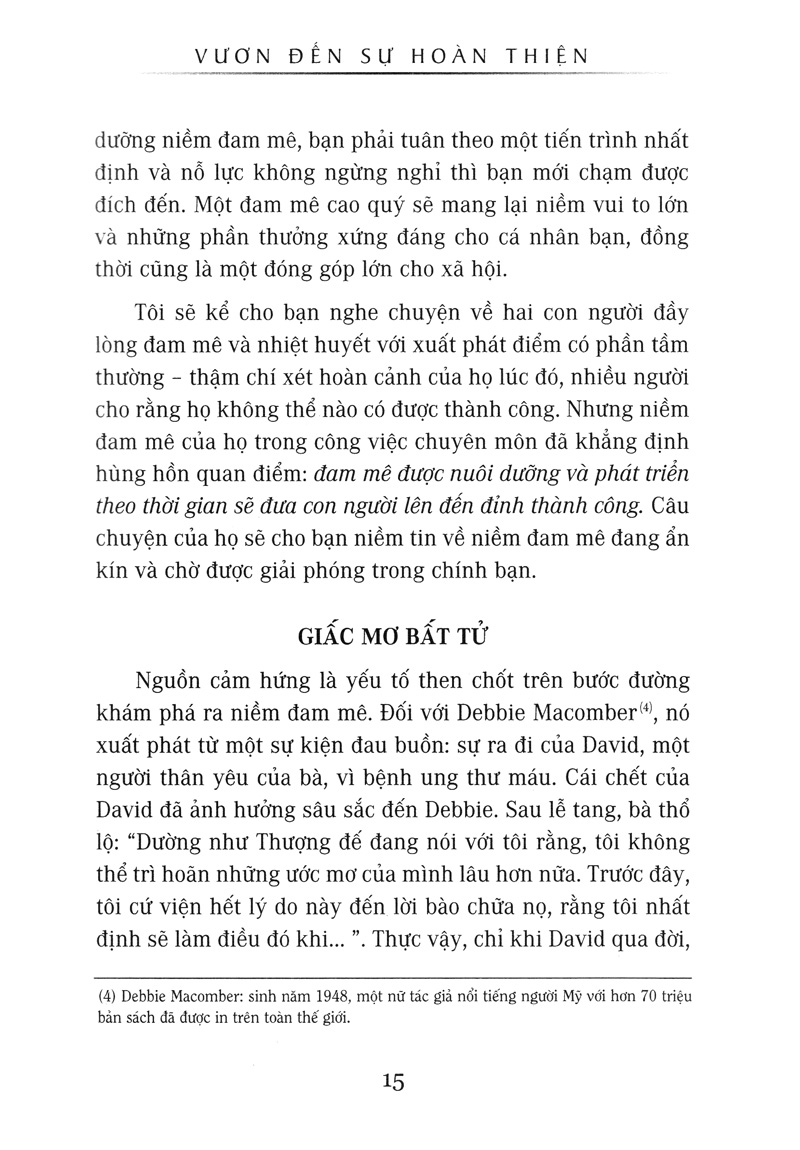 vươn đến sự hoàn thiện