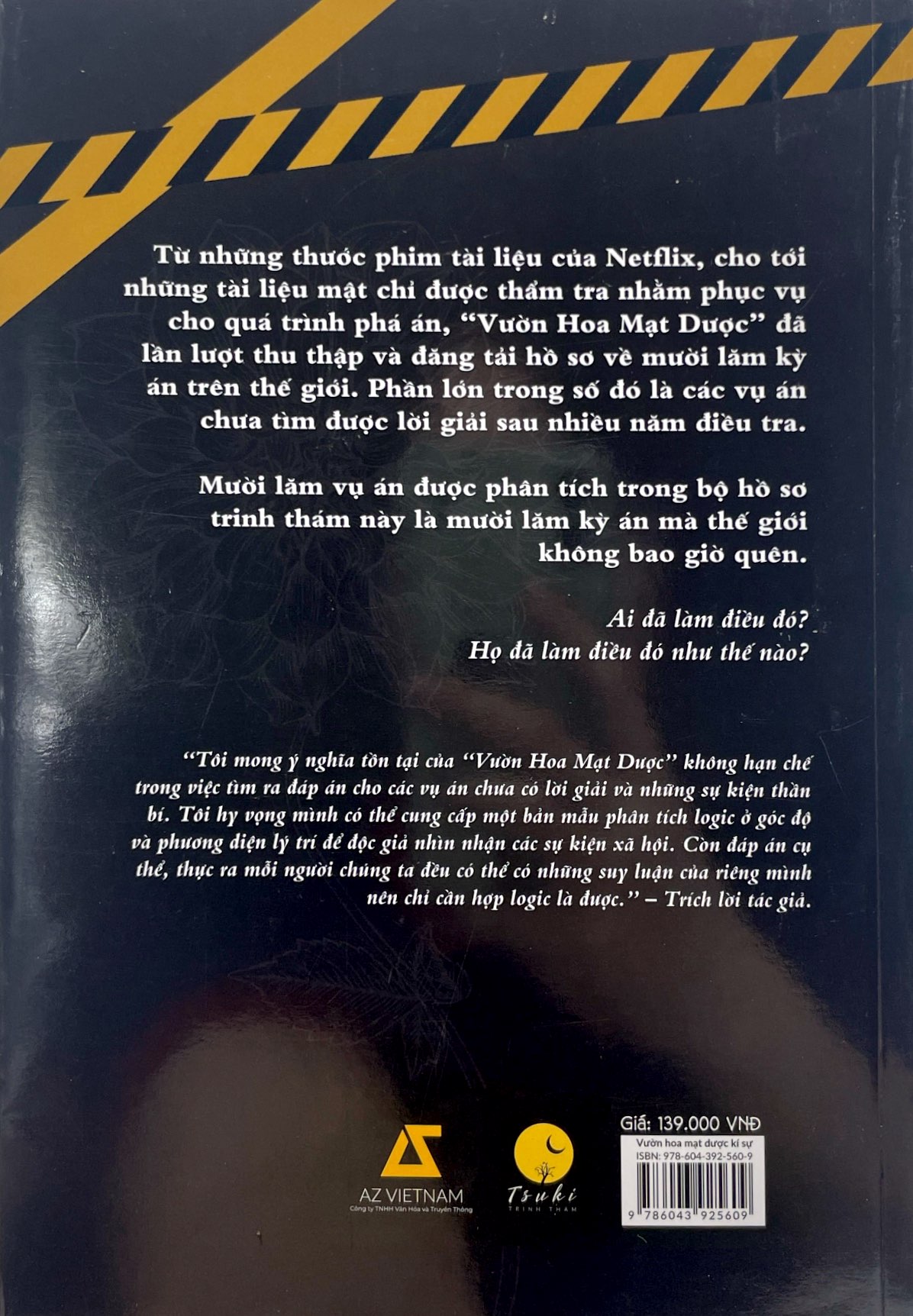 vườn hoa mạt dược ký sự - những kỳ án nổi tiếng chưa có lời giải (tái bản 2023)