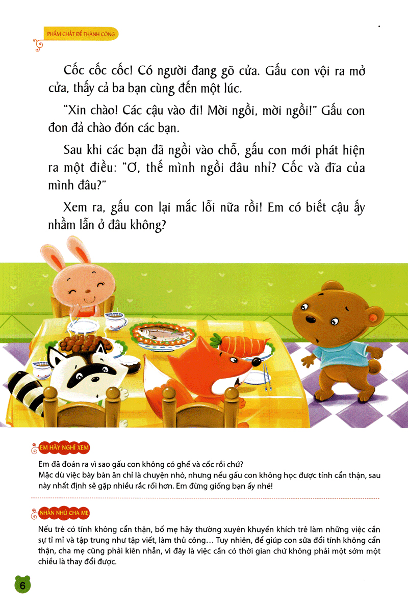 vườn ươm tính cách - phẩm chất để thành công