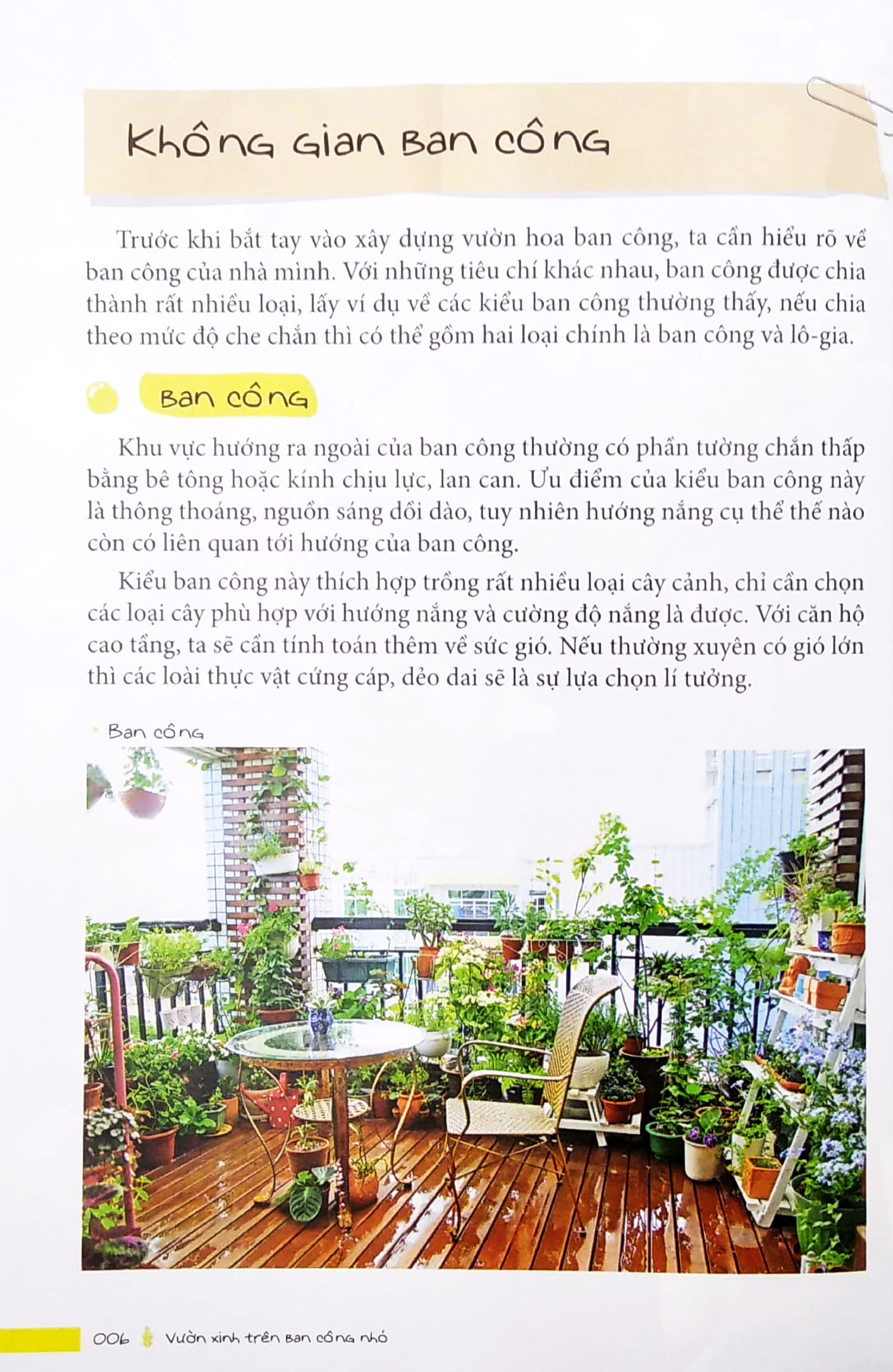 vườn xinh trên ban công nhỏ