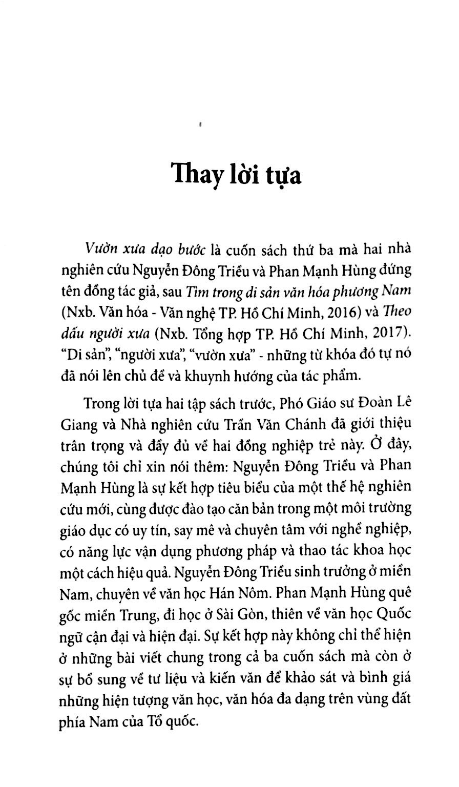 vườn xưa dạo bước