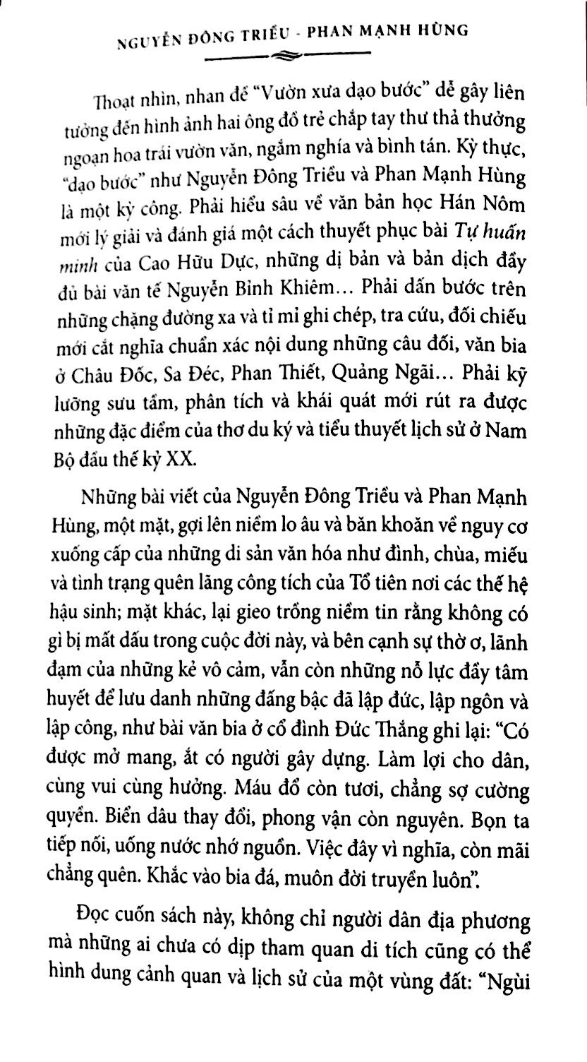 vườn xưa dạo bước