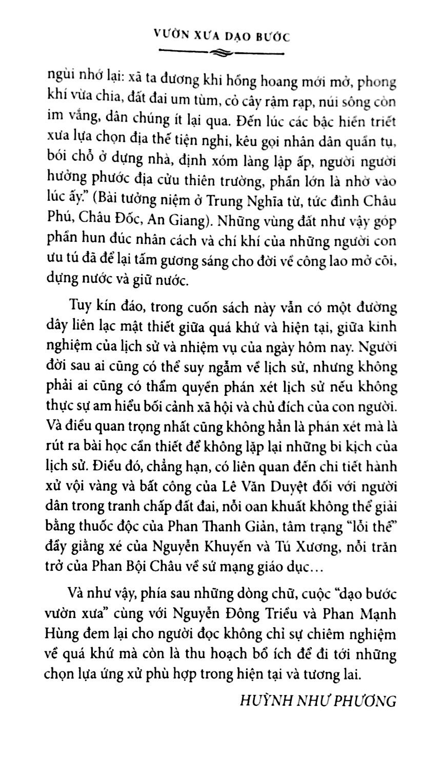 vườn xưa dạo bước