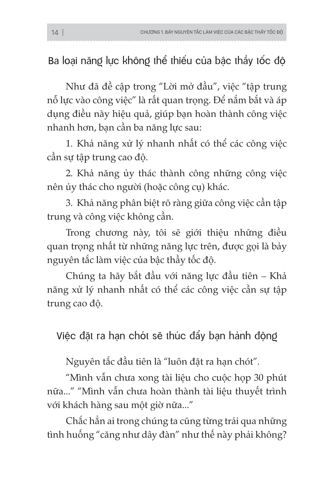 vượt hiệu suất - bí quyết làm việc của những "bậc thầy tốc độ"