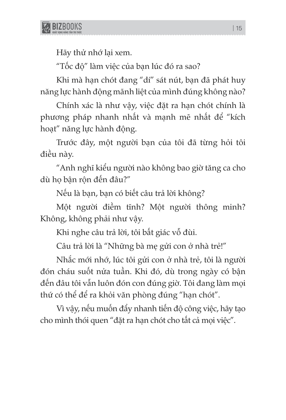 vượt hiệu suất - bí quyết làm việc của những "bậc thầy tốc độ"