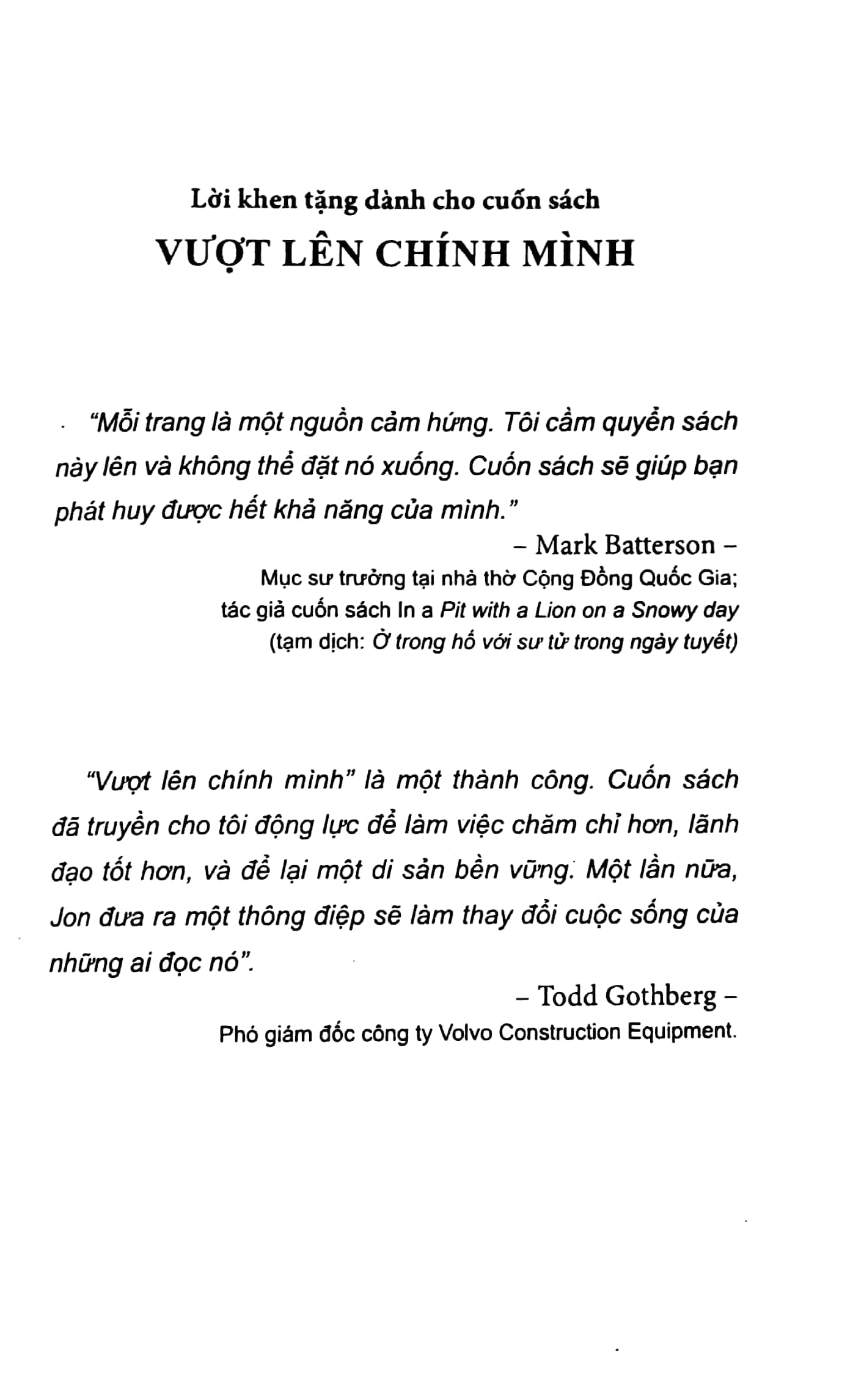 vượt lên chính mình