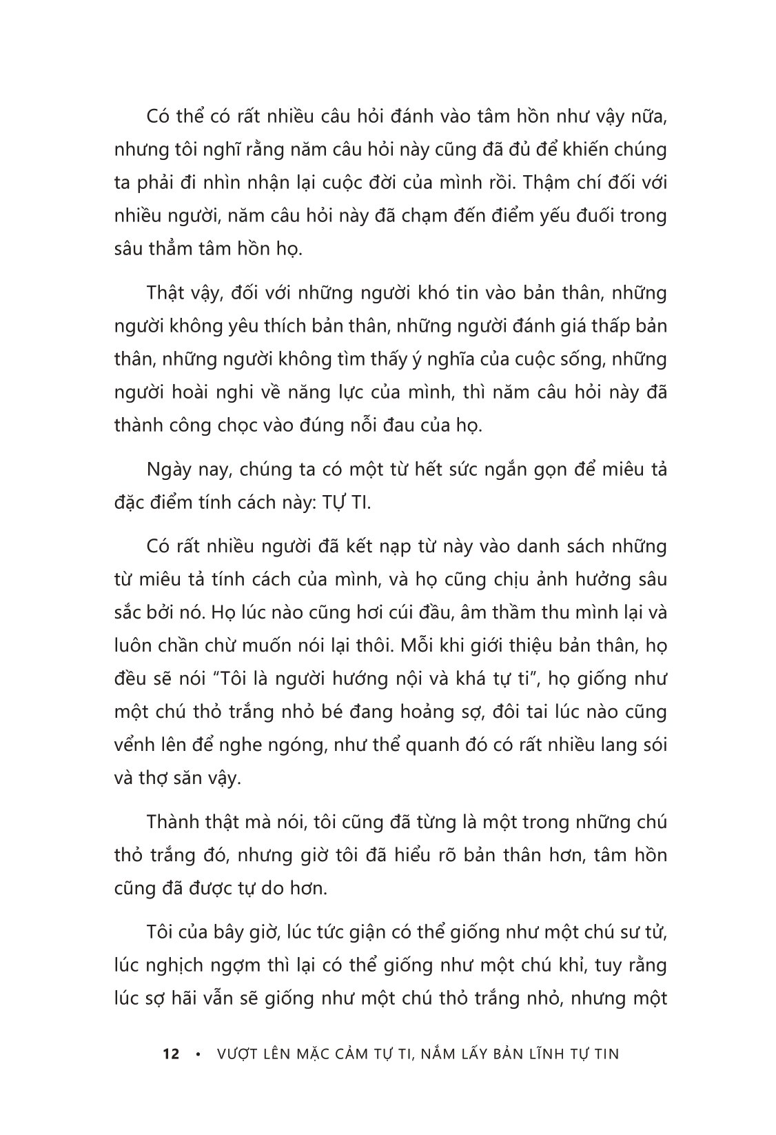 vượt lên mặc cảm tự ti - nắm lấy bản lĩnh tự tin